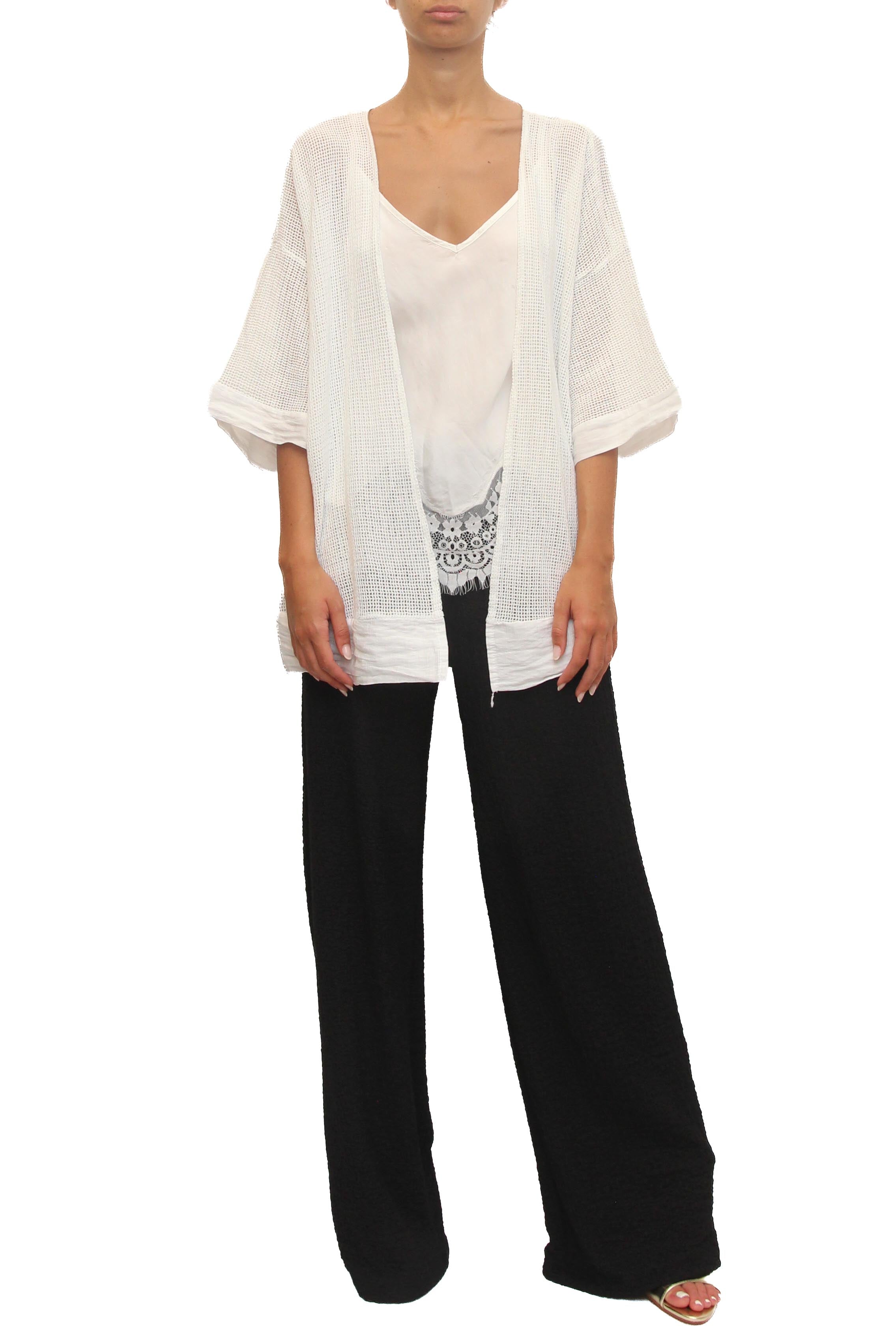 LEVH - Cardigan Carana - BIANCO