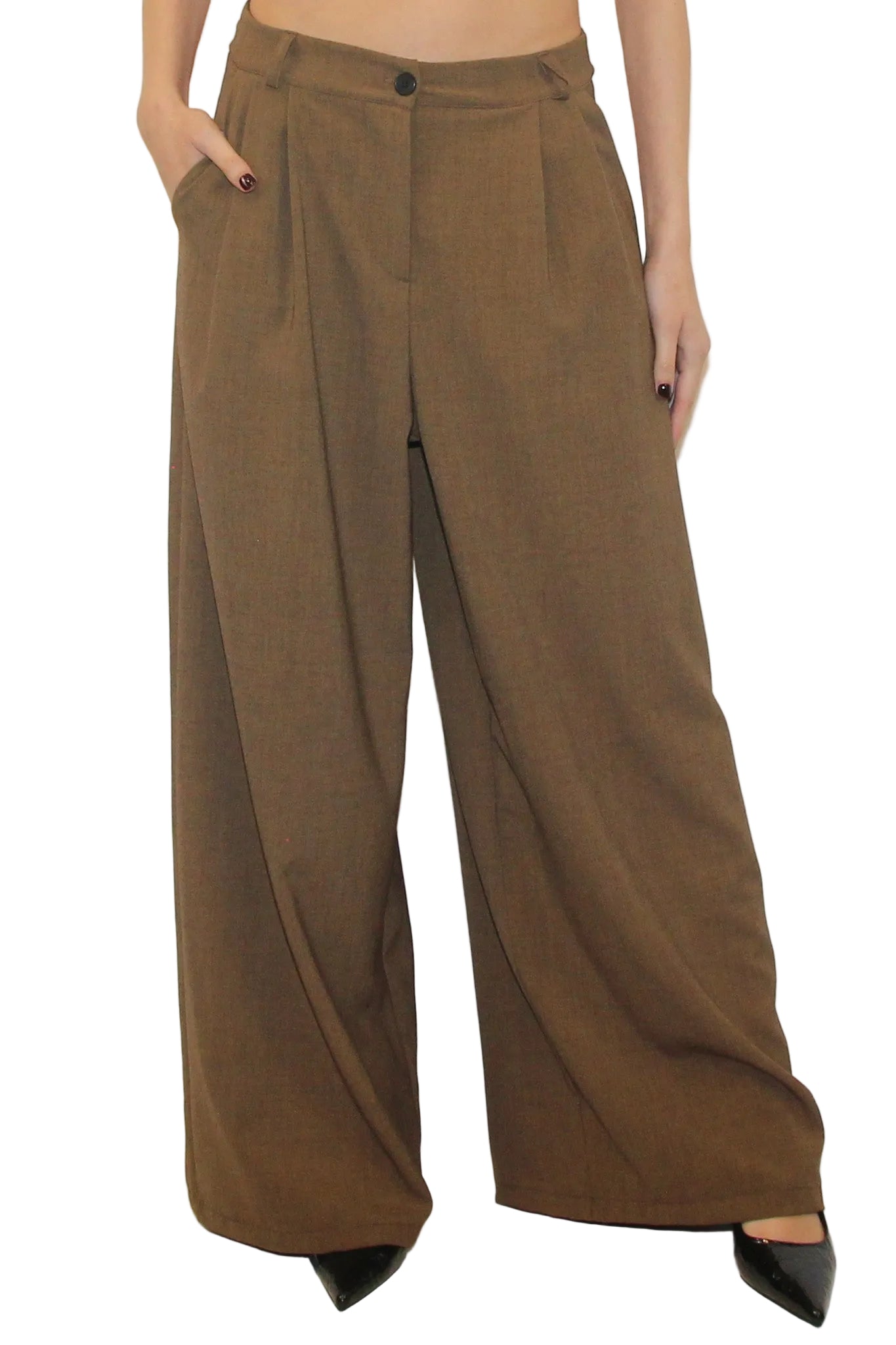 LEVH - PANTALONE HALL - TABACCO