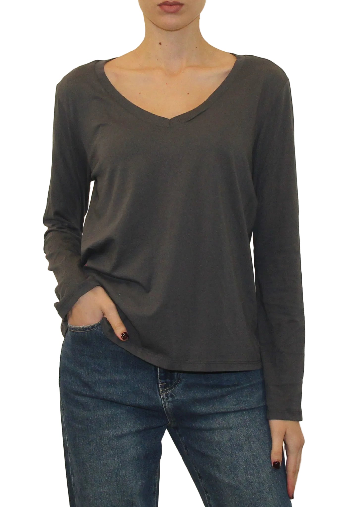 LEVH - T-SHIRT ALEXANDRA - GRIGIO