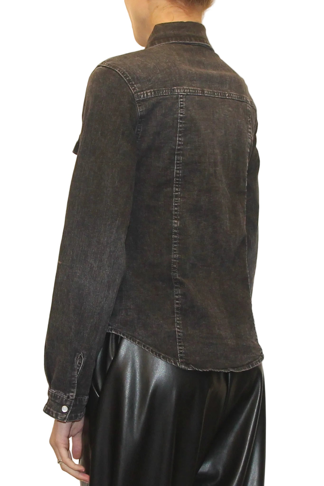 LEVH - CAMICIA ELEFSIS - DENIM GRIGIO