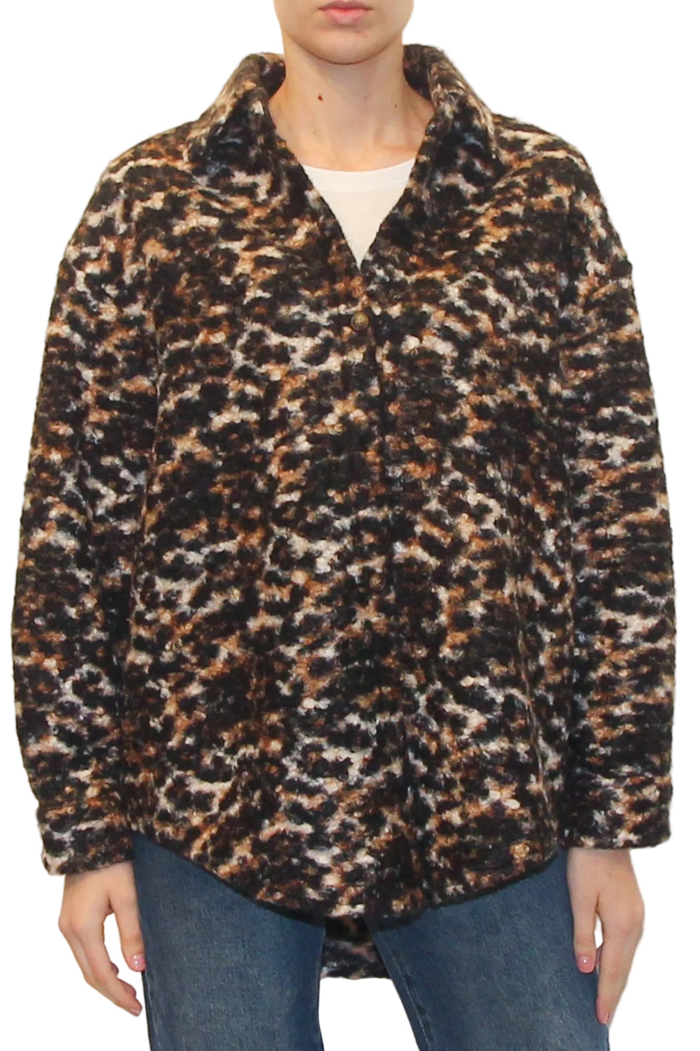 LEVH - Camicia Sandy - fantasia nero/ruggine