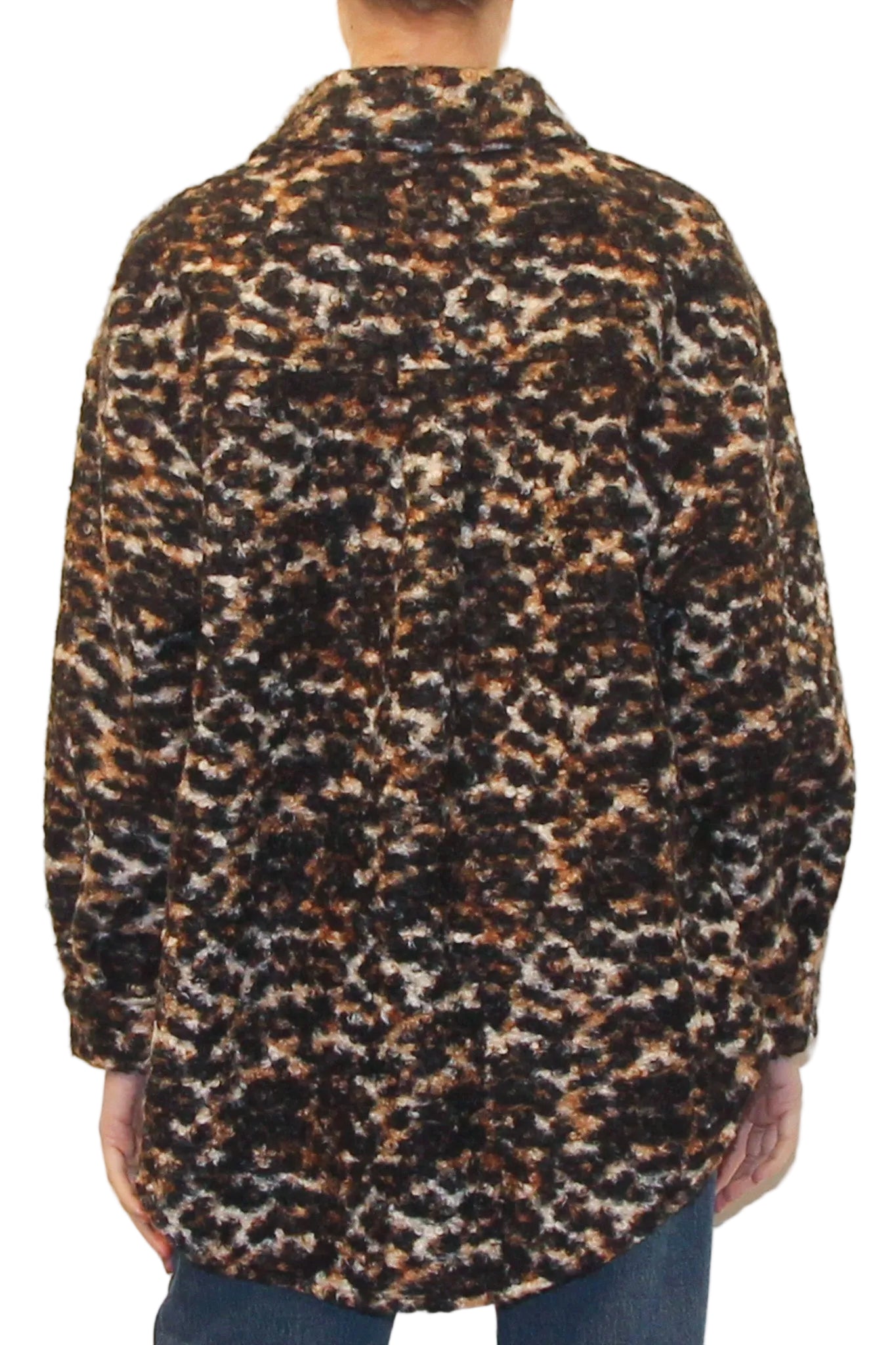 LEVH - Camicia Sandy - fantasia nero/ruggine