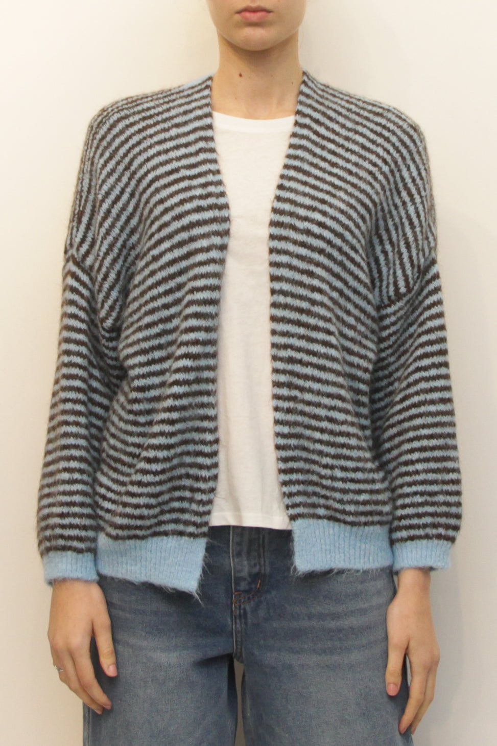 LEVH - Cardigan September - RIGA MOKA/CELESTE