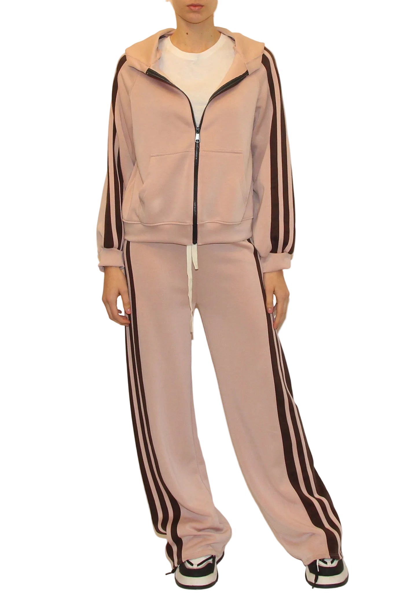 LEVH - FELPA GRAY - ROSA