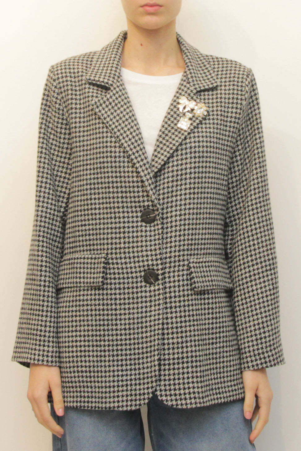 LEVH - Giacca Riley - PIED DE POULE BUr/NER