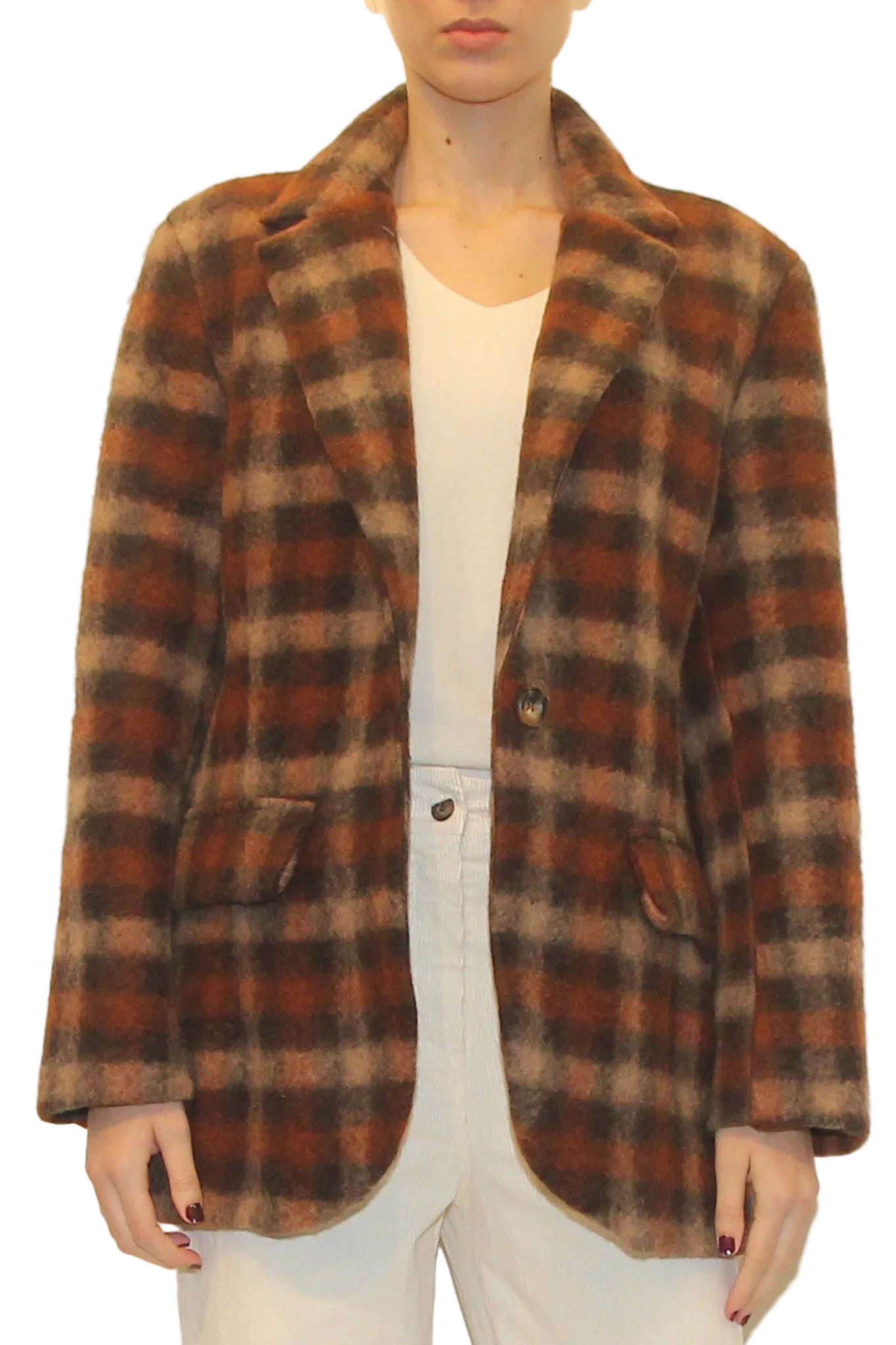 LEVH - GIACCA SKY - CHECK RUGGINE