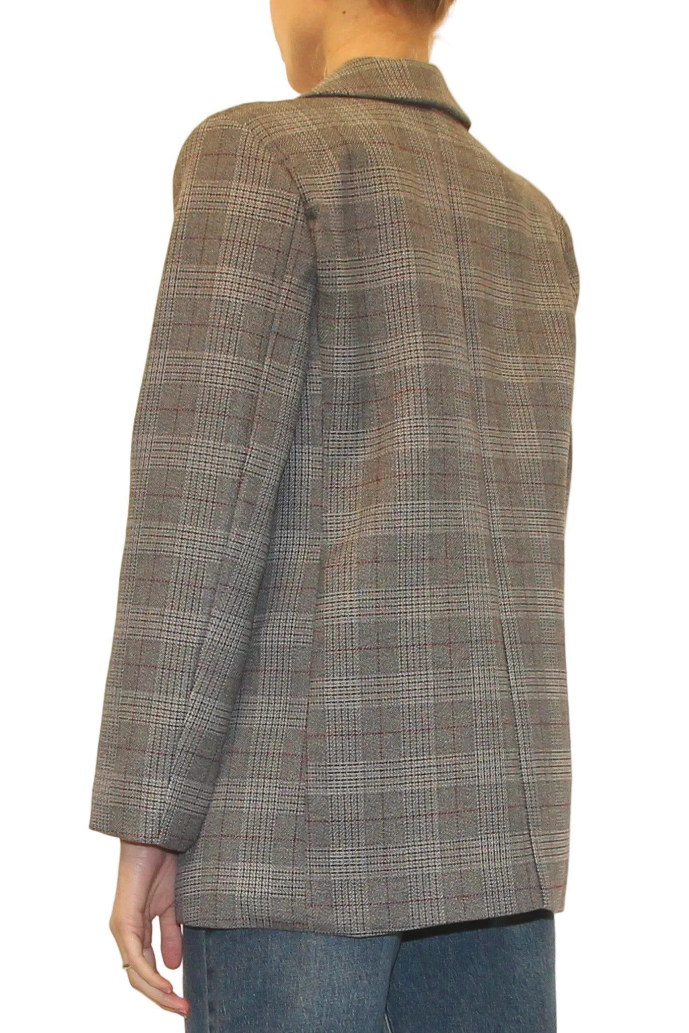 LEVH - GIACCA LYNN - QUADRO GRIGIO/NERO