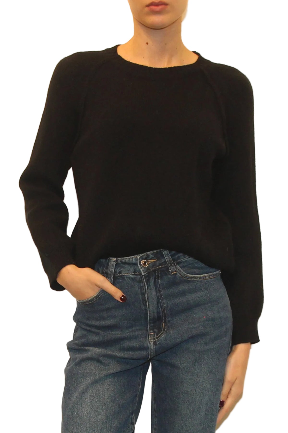 MAGLIONE BROOK - NERO