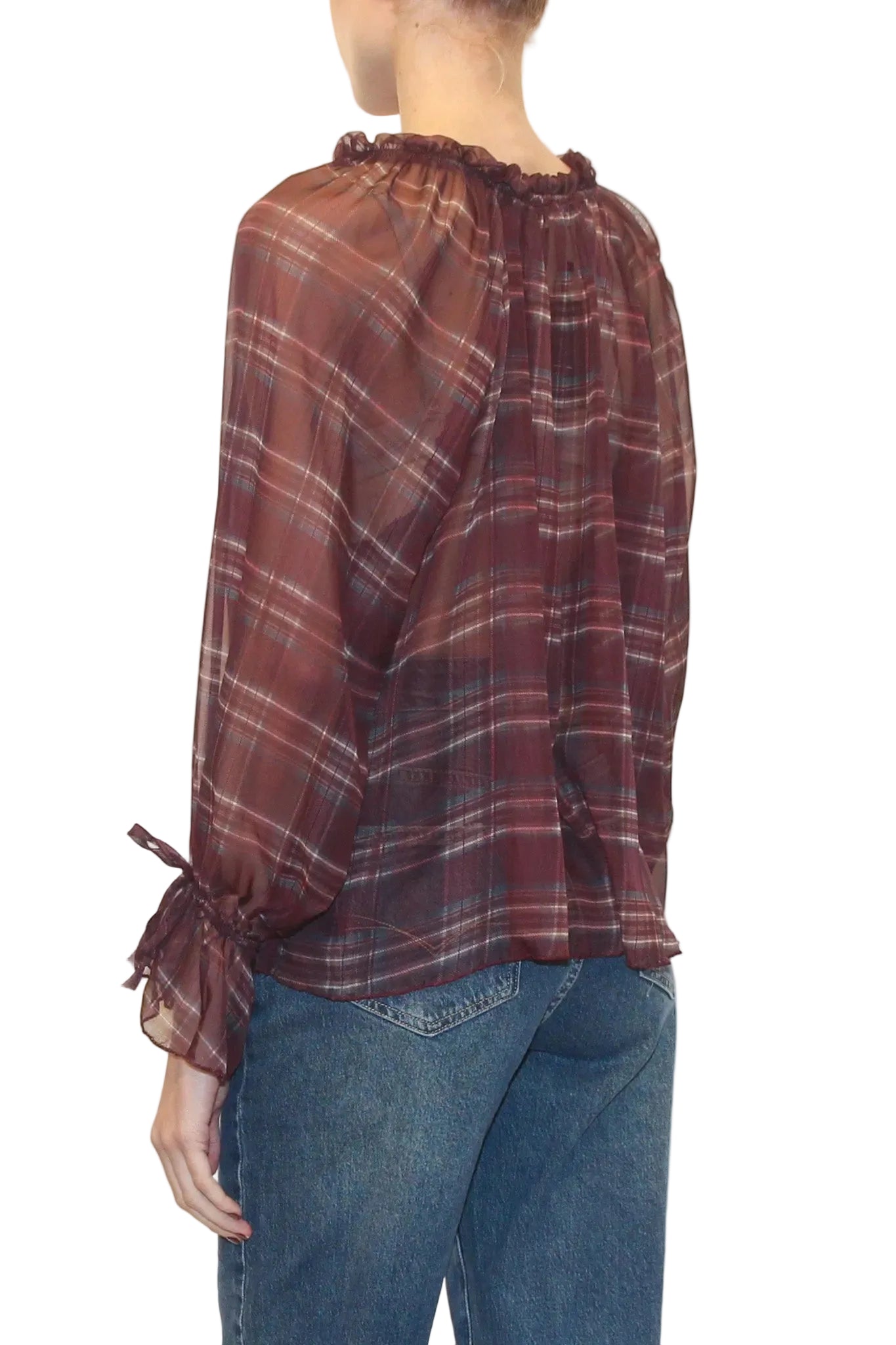 LEVH - BLUSA LAHUG - SCOZZESE VINO