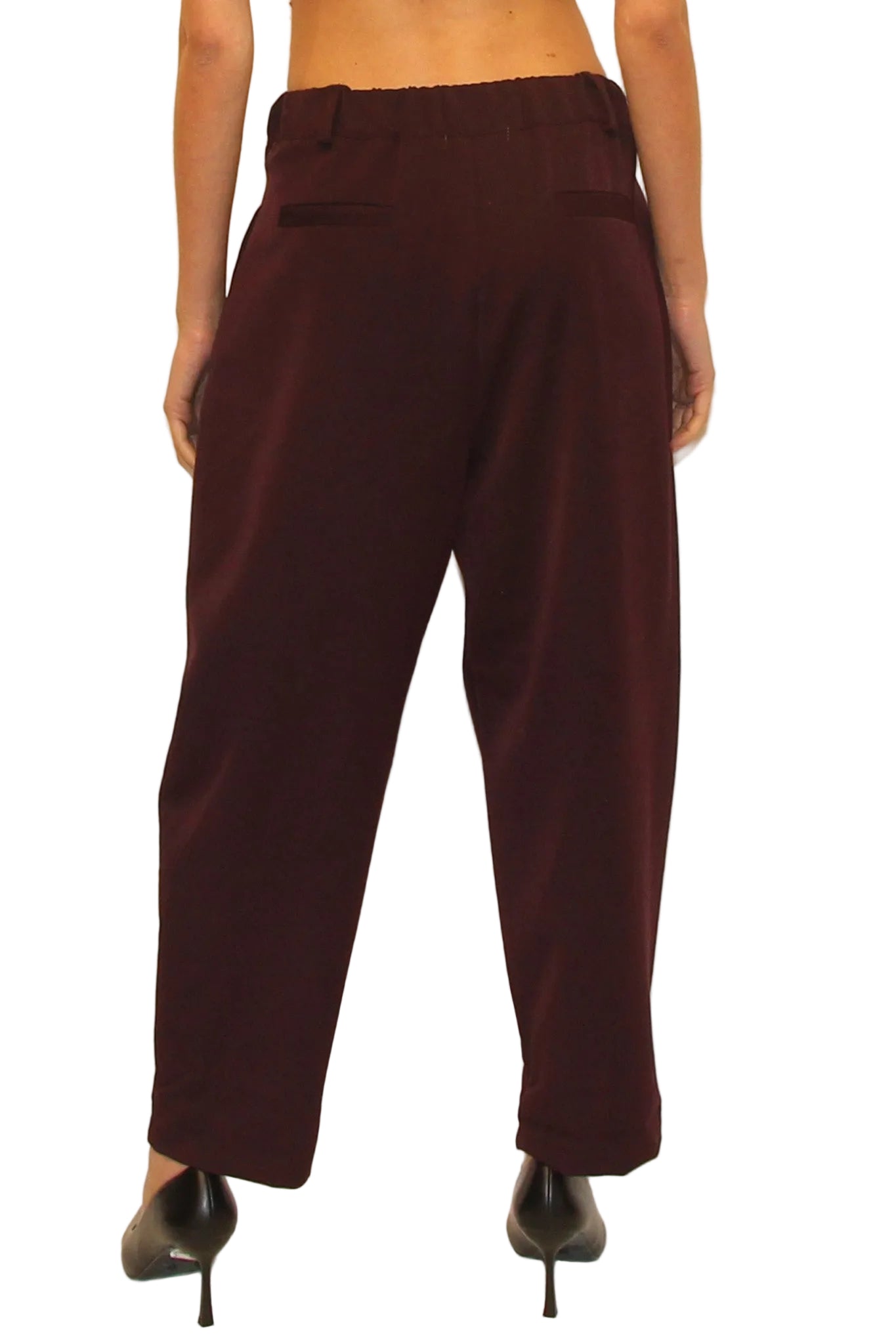 LEVH - pantalone jan - MELANZANA