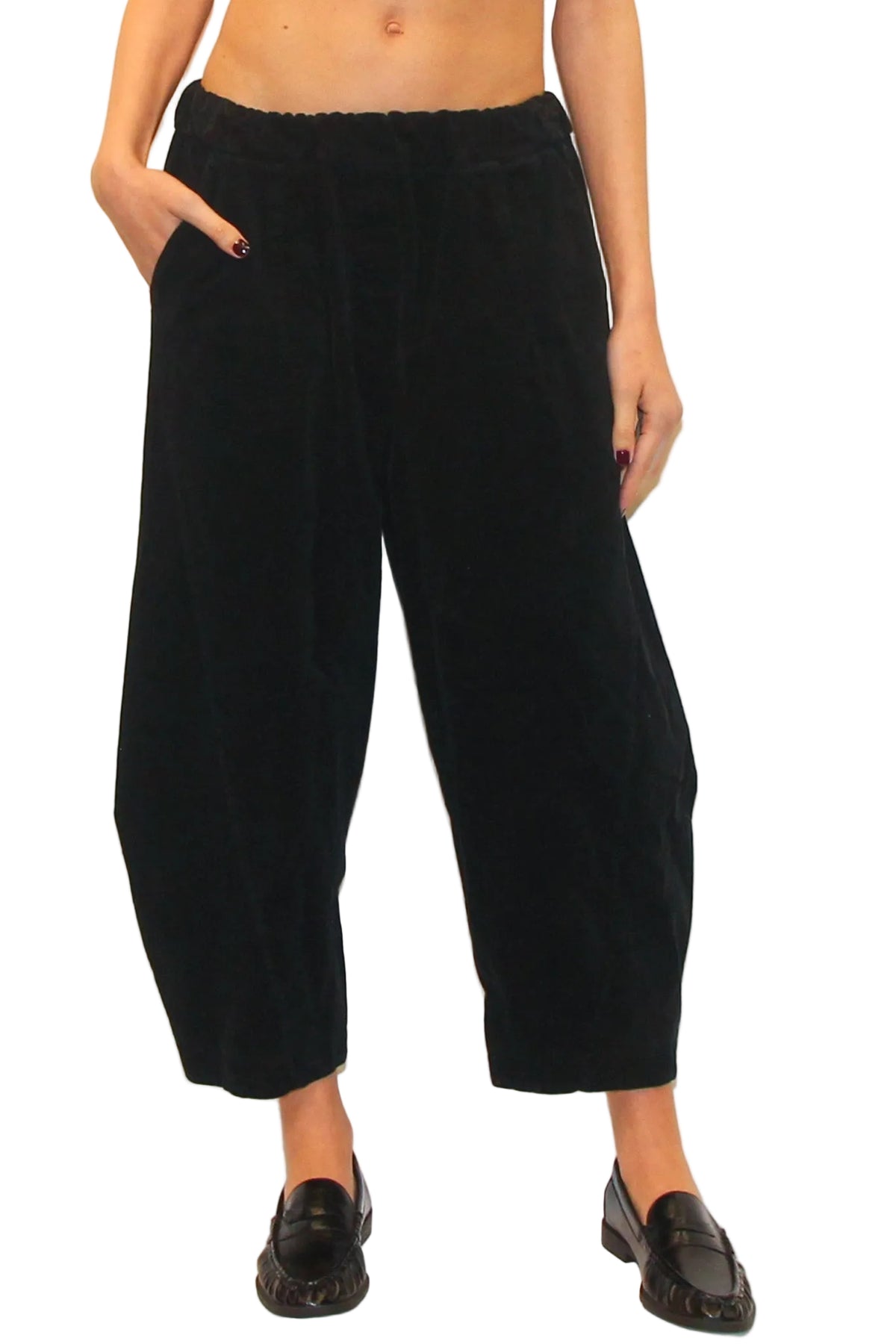 PANTALONE SHELL - NERO