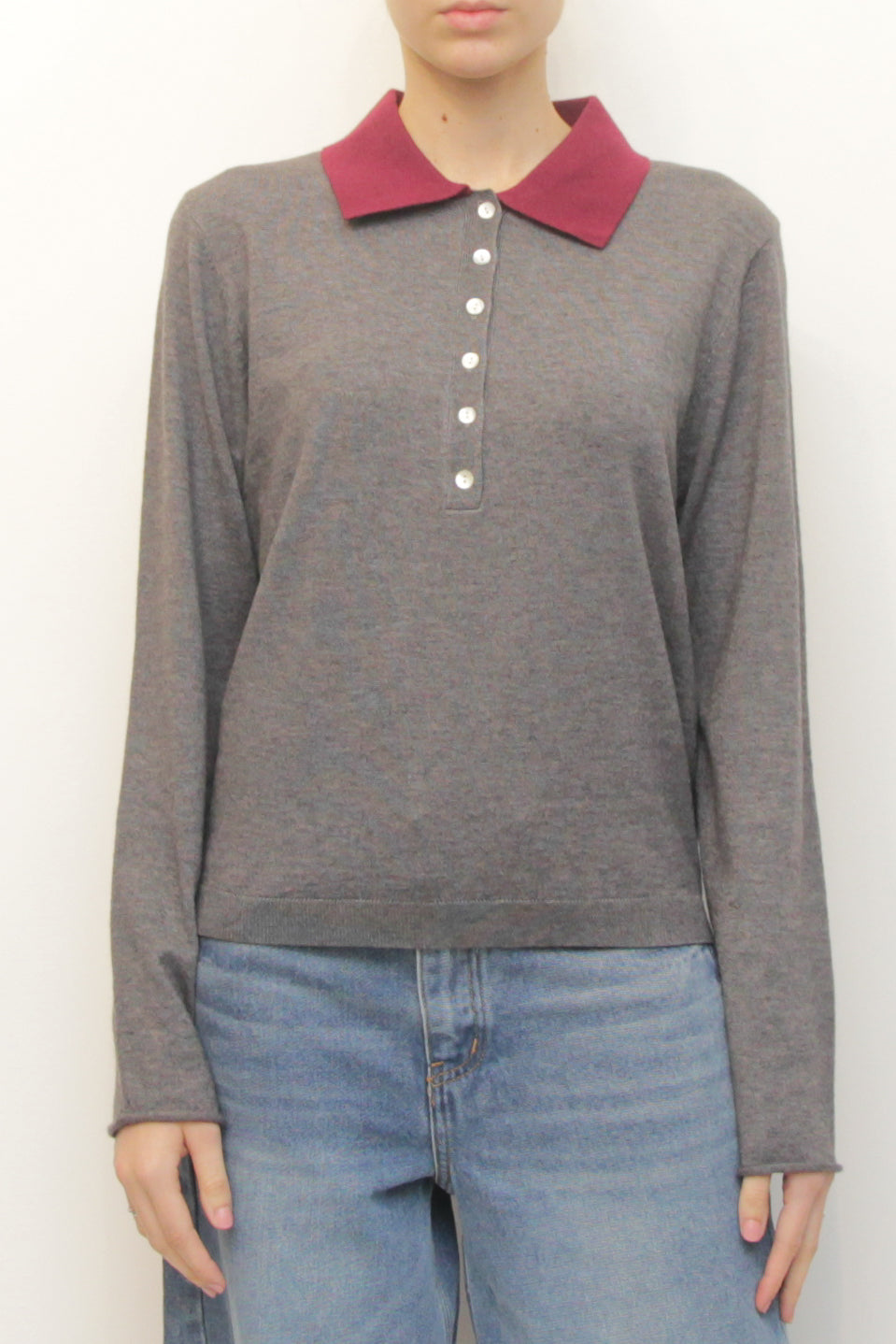 LEVH - Polo Sidney - Grigio/bordx