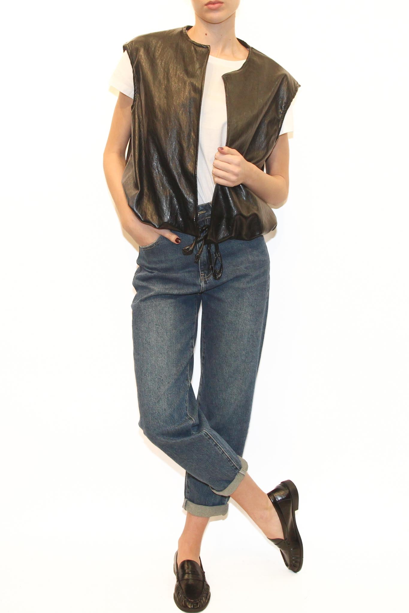 LEVH - GILET GABES - NERO