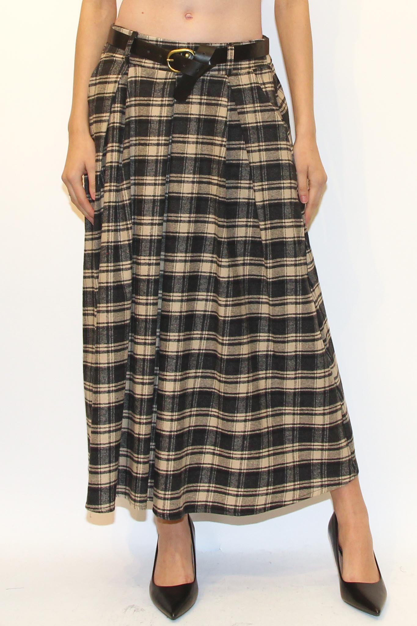 LEVH - GONNA LACY - quadro beige/nero