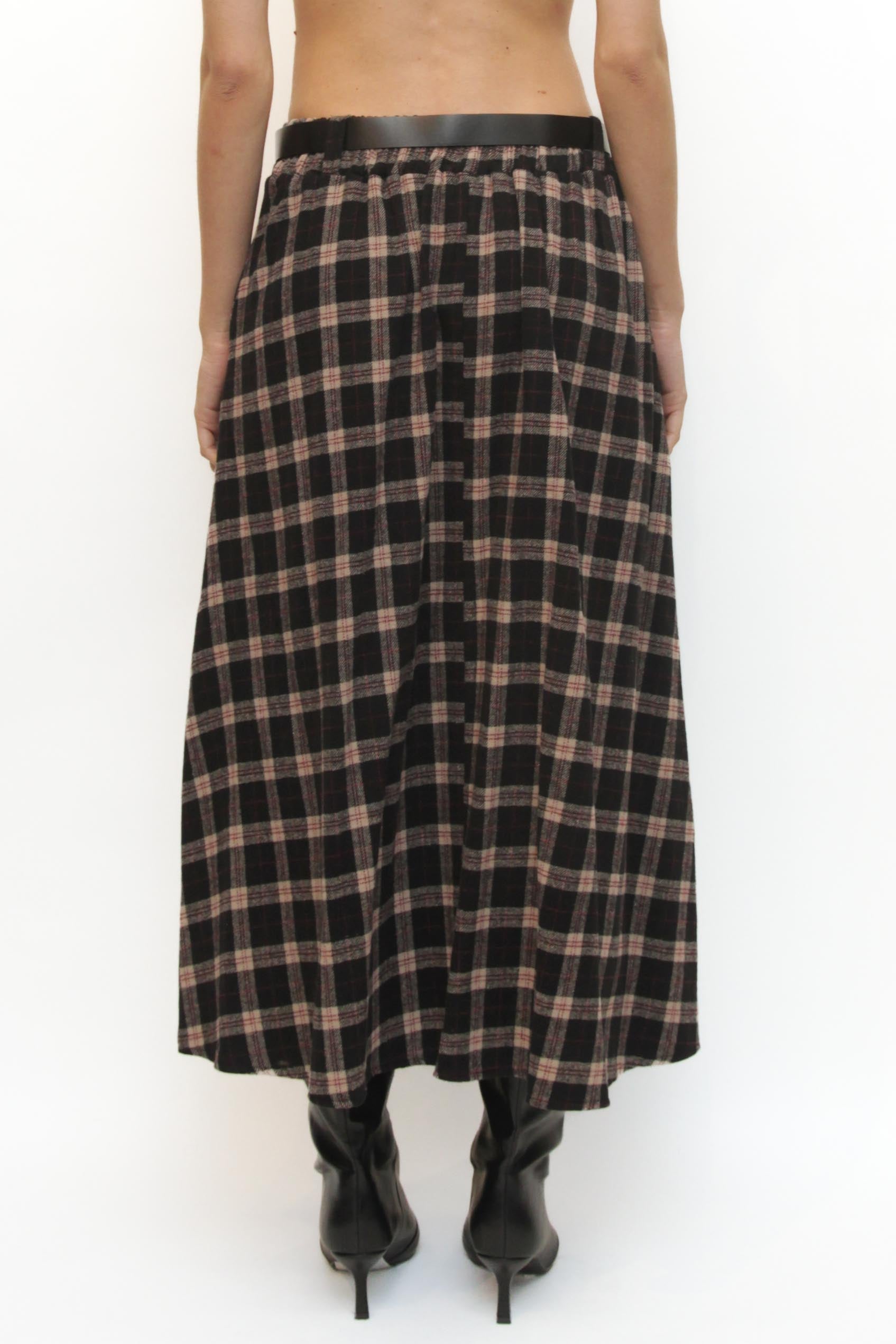 LEVH - GONNA LACY - quadro beige/nero