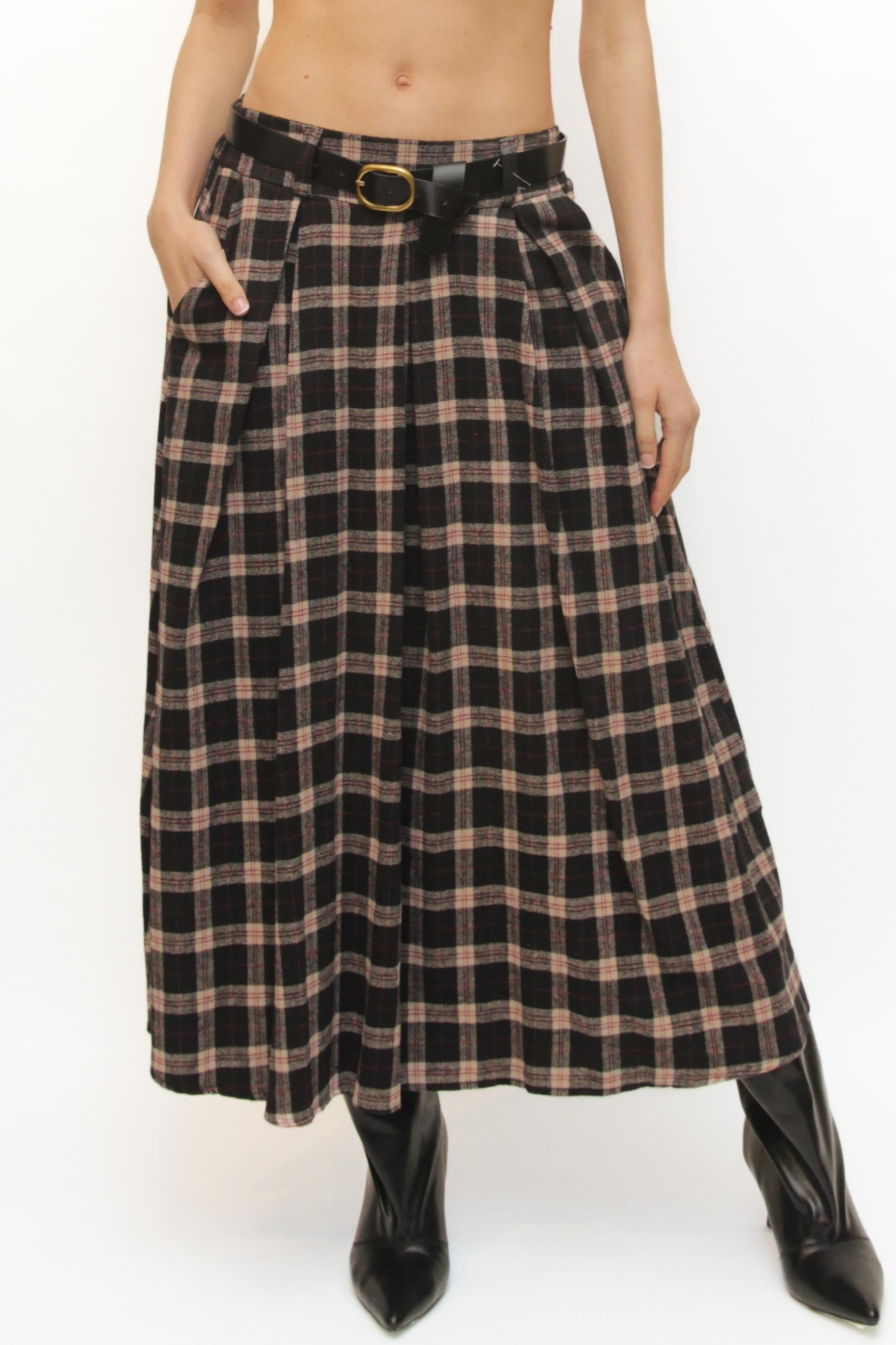 LEVH - GONNA LACY - quadro beige/nero