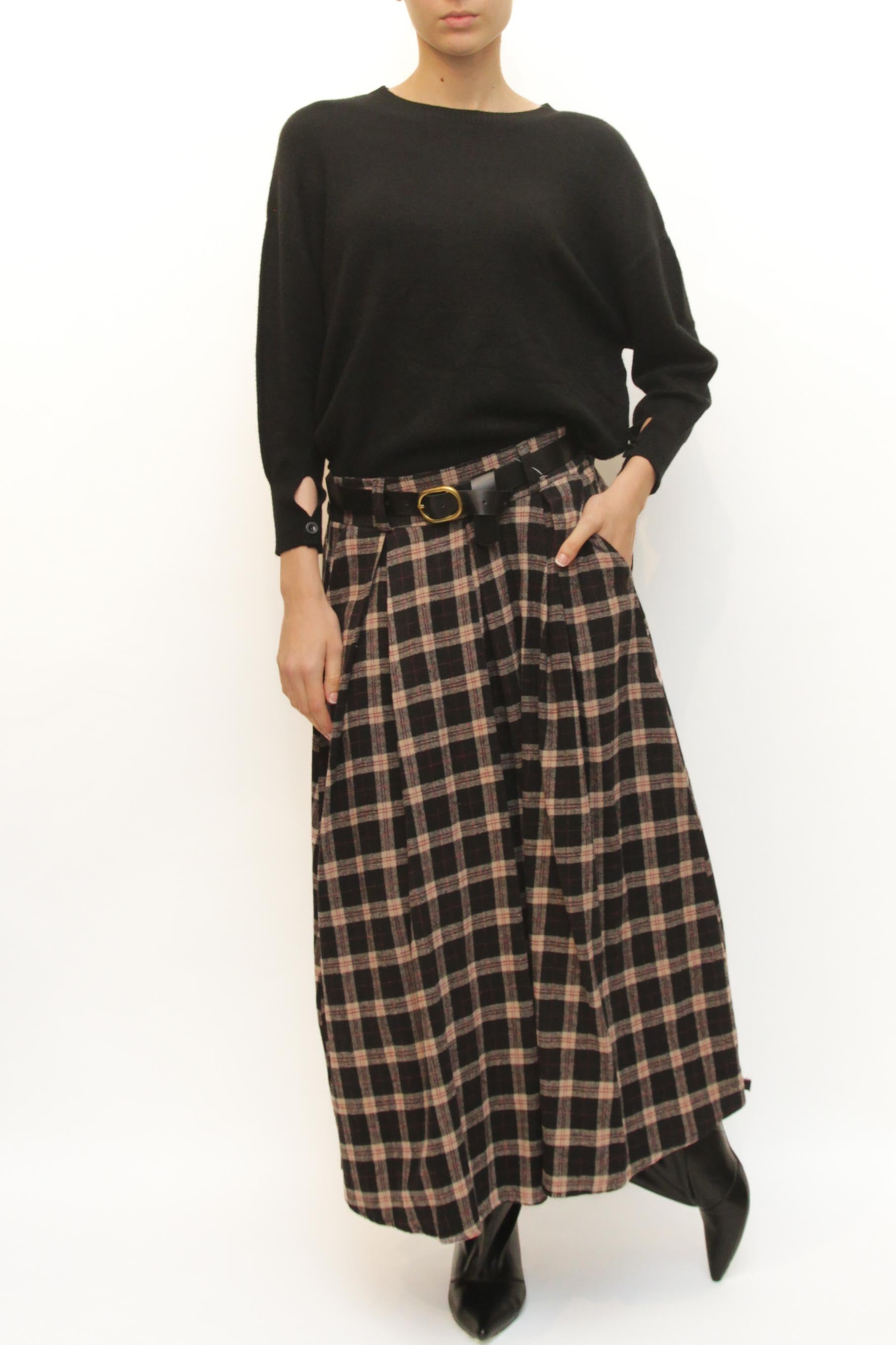 LEVH - GONNA LACY - quadro beige/nero