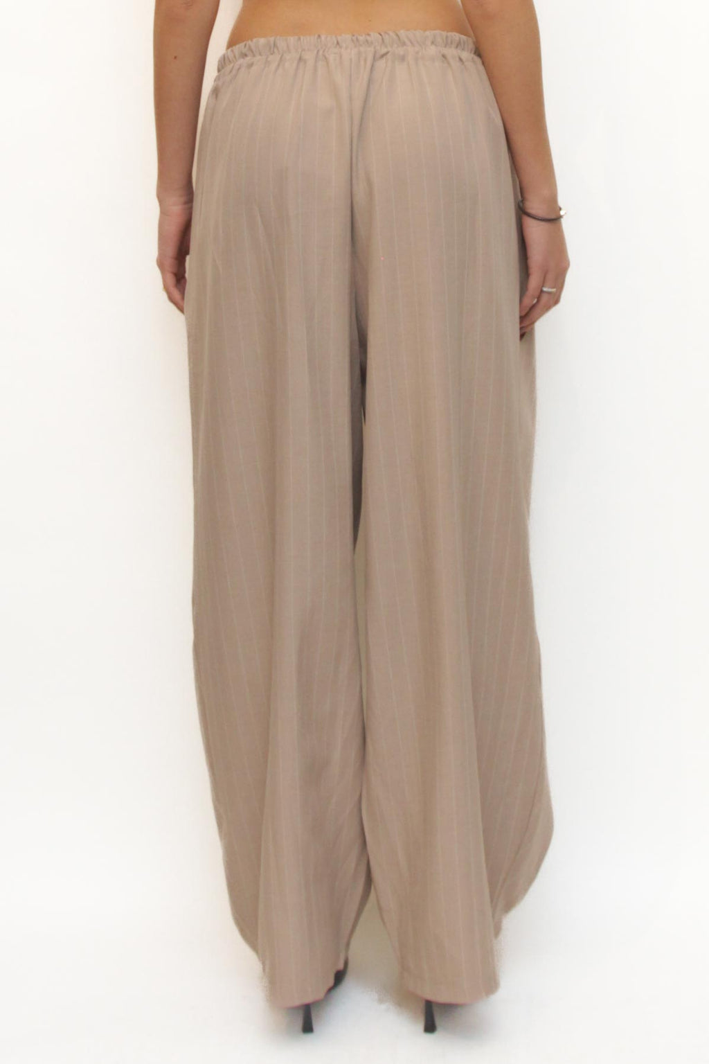 LEVH - Pantalone Pansy - GESSATO BEIGE/bia