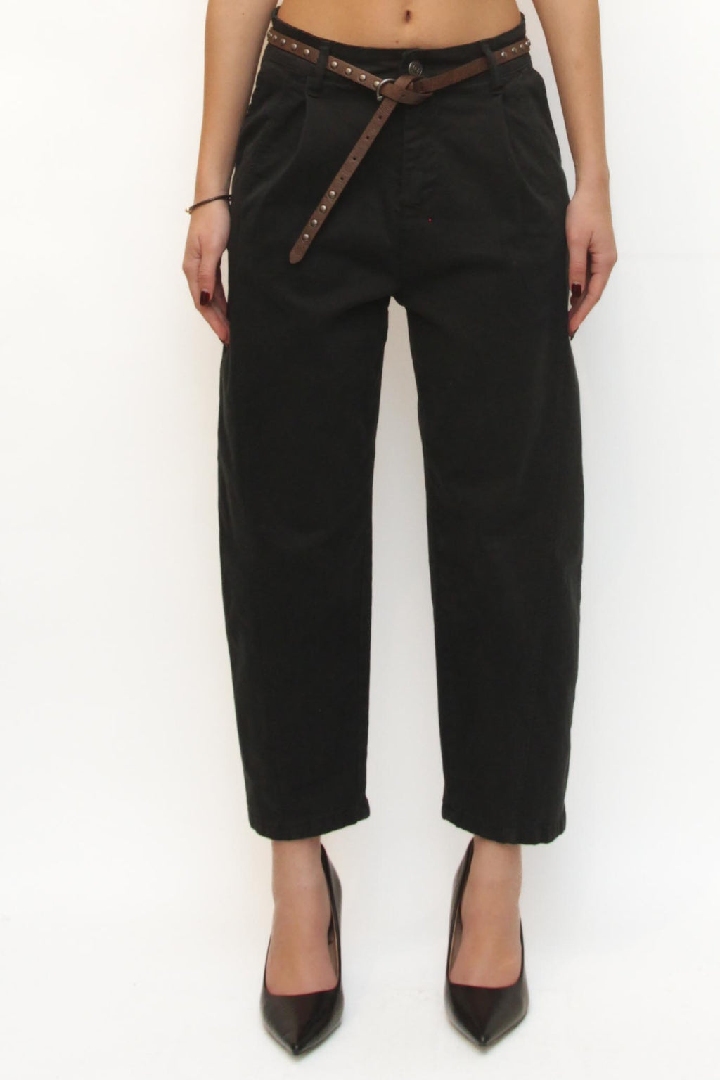 LEVH - Pantalone Pearl - NERO