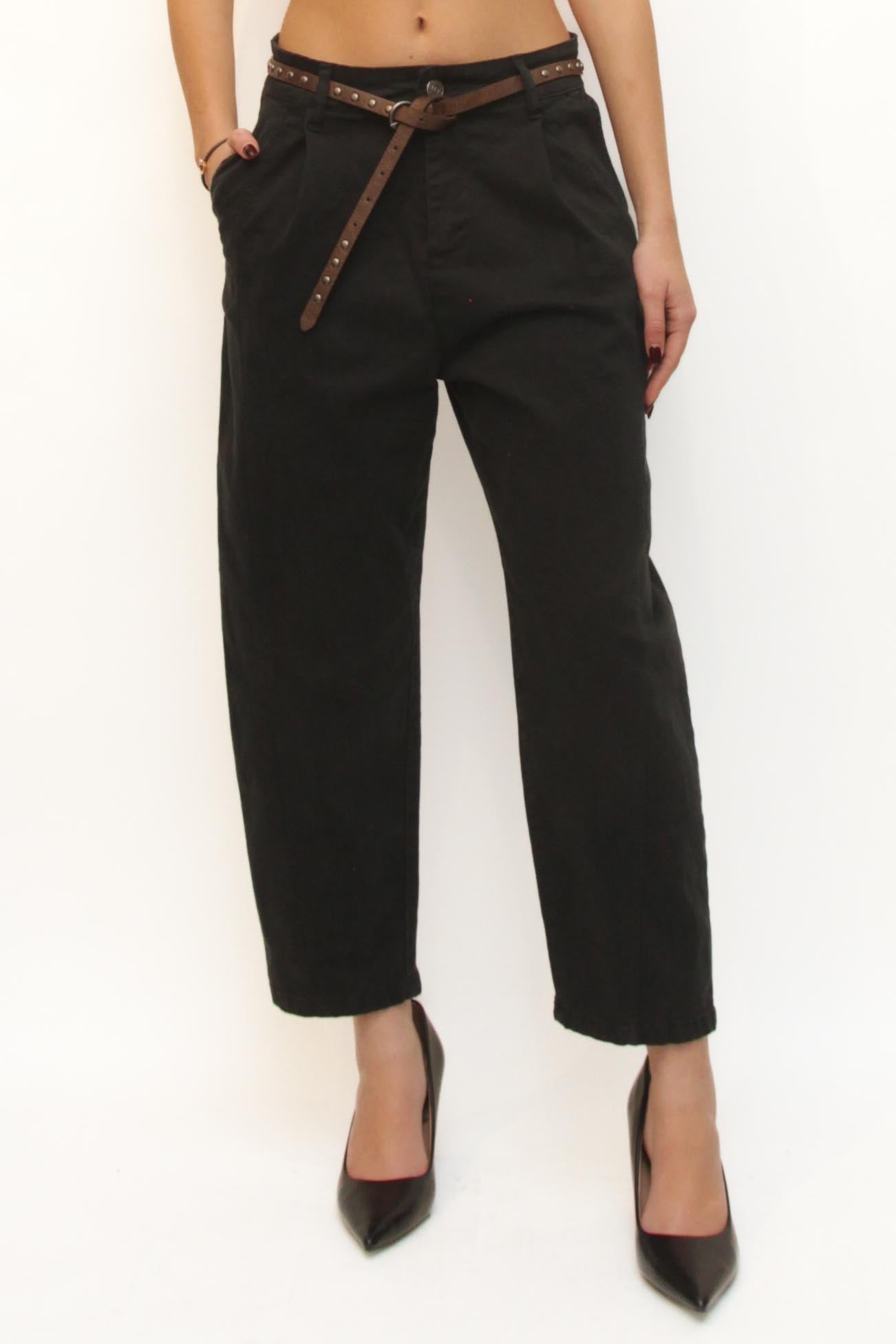 LEVH - Pantalone Pearl - NERO