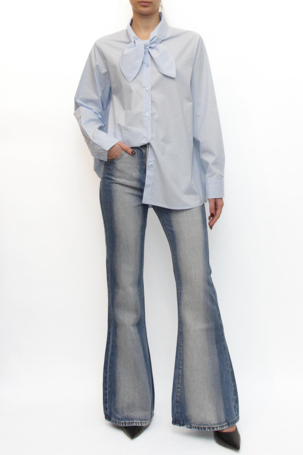LEVH - Camicia Caryl - CELESTE