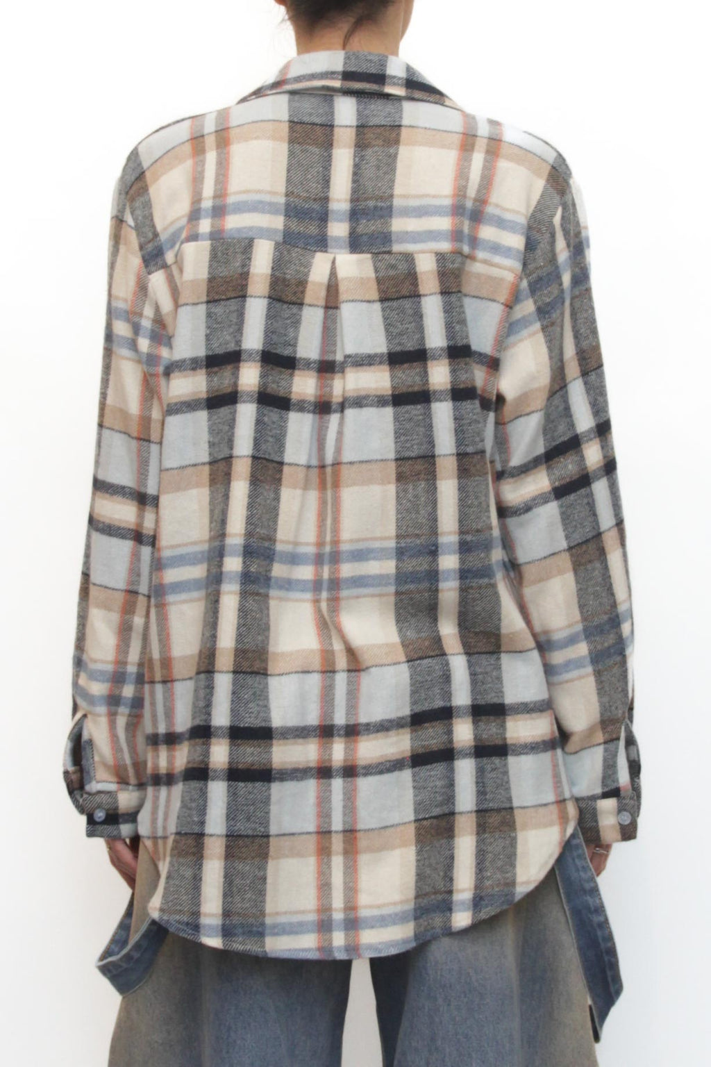 LEVH - Camicia Carissa - QUADRO CE/BLU/BEI
