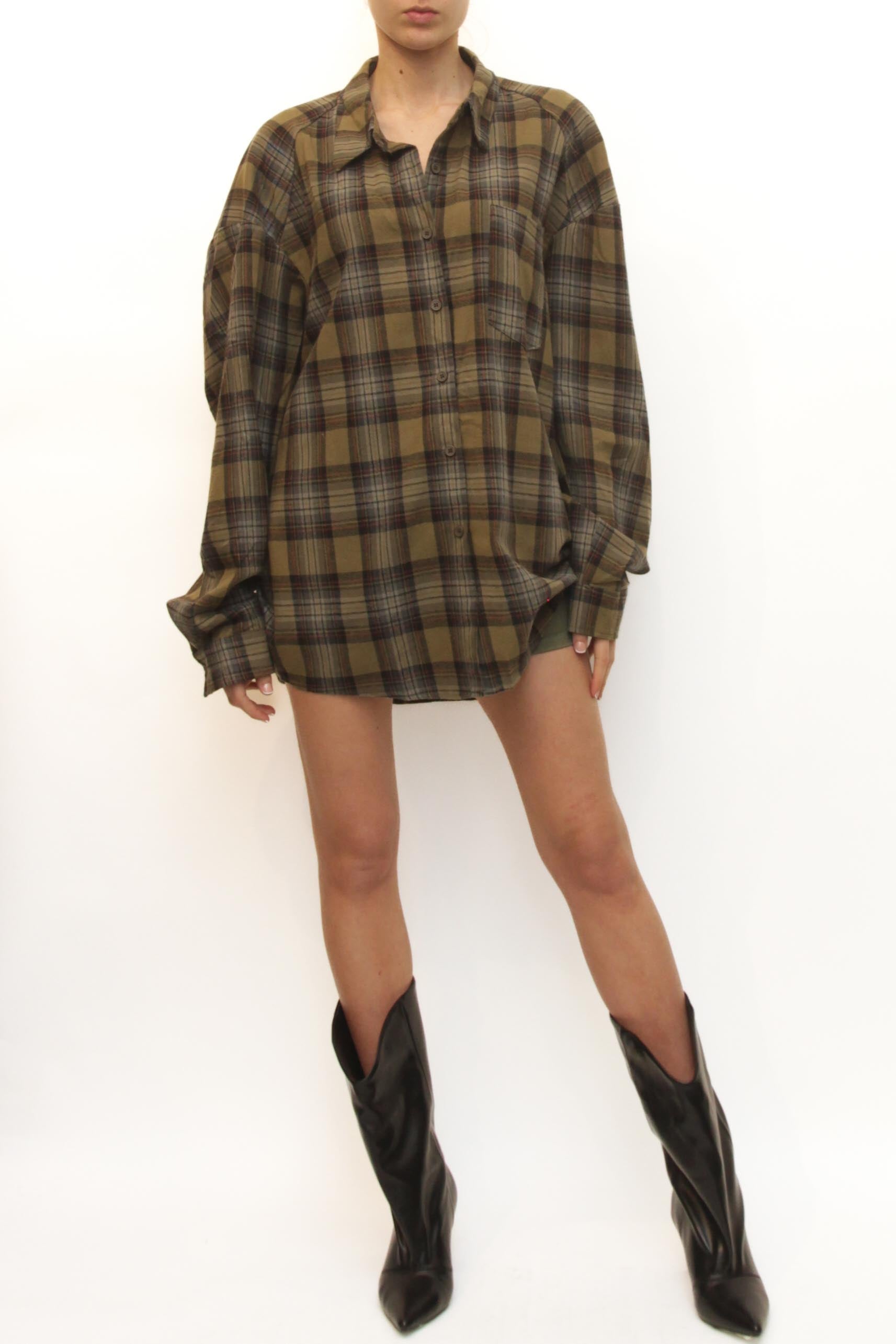 LEVH - Camicia Camelia - QUADRO MI/NE/RO