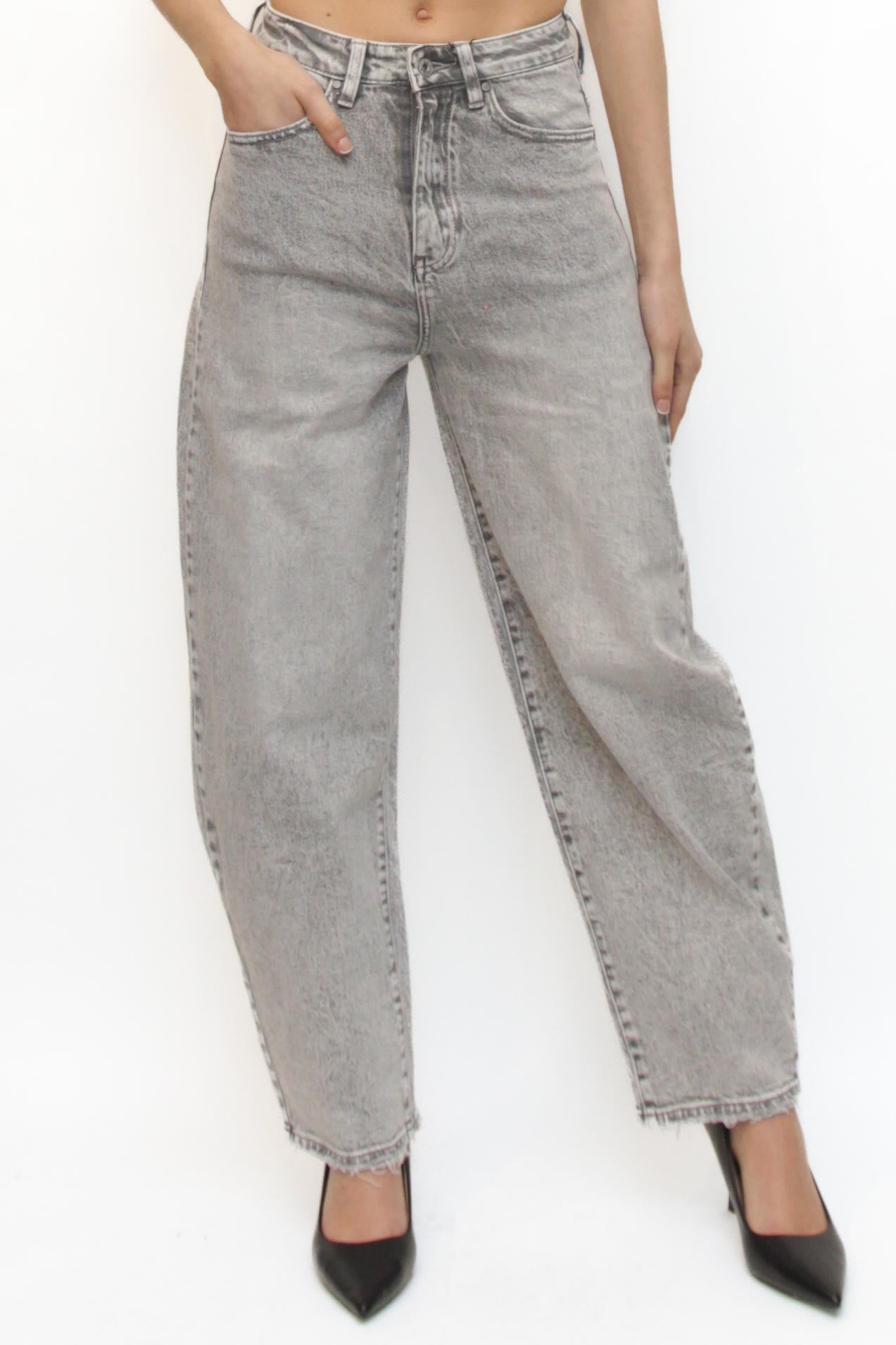 LEVH - Jeans Jill - DENIM GRIGIO