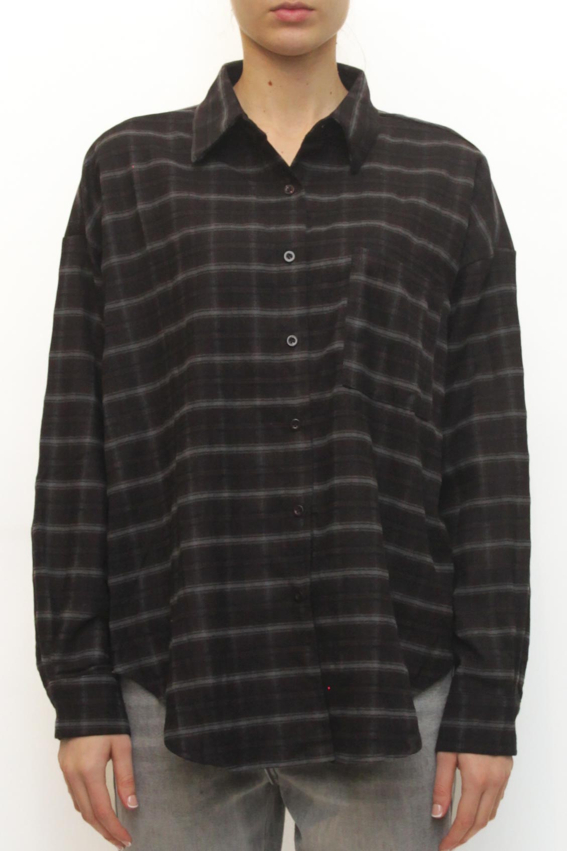 LEVH - Camicia Cass - QUADRO MA/NE/GR