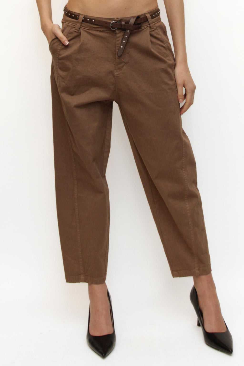 LEVH - Pantalone Pearl - TABACCO