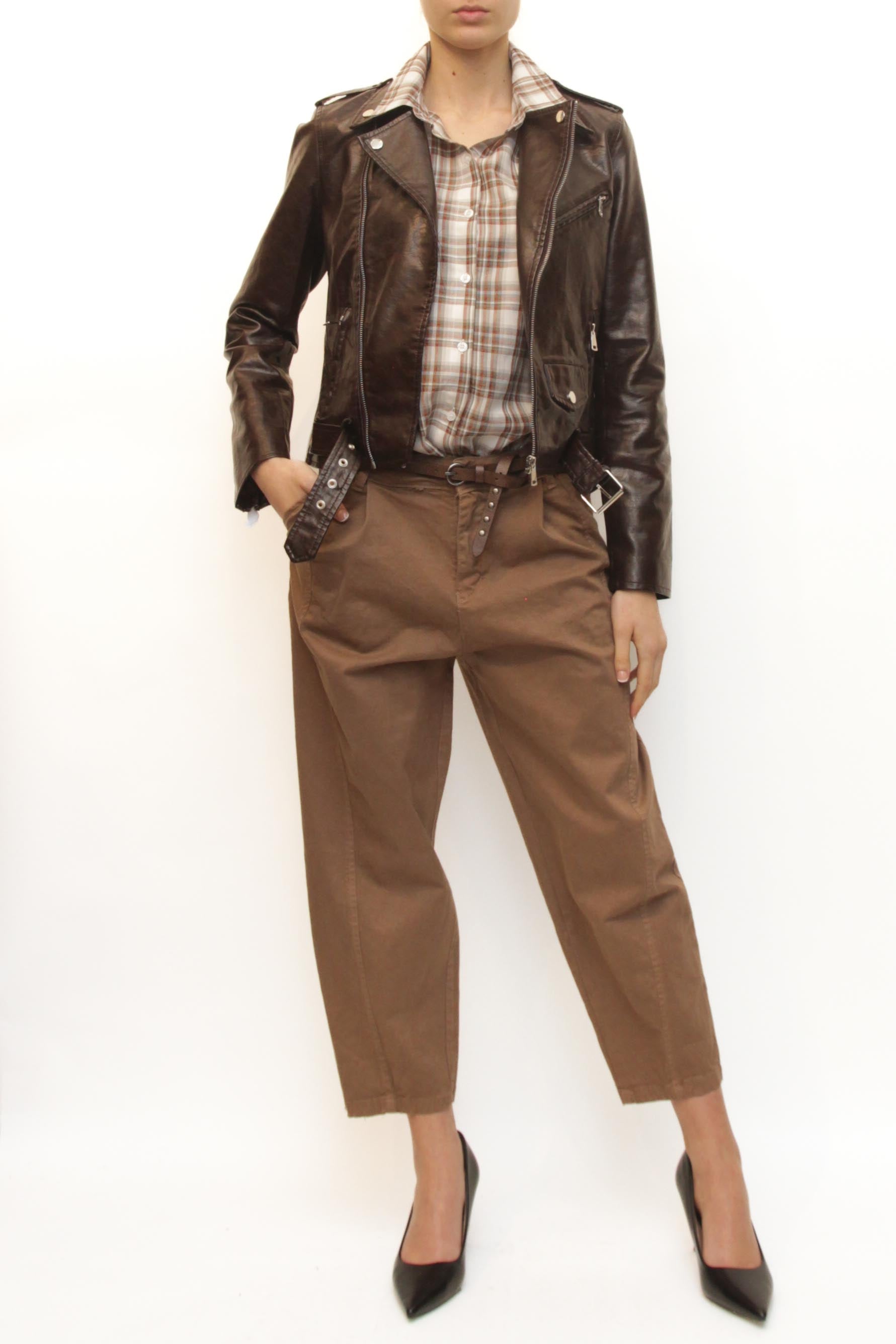 LEVH - Pantalone Pearl - TABACCO