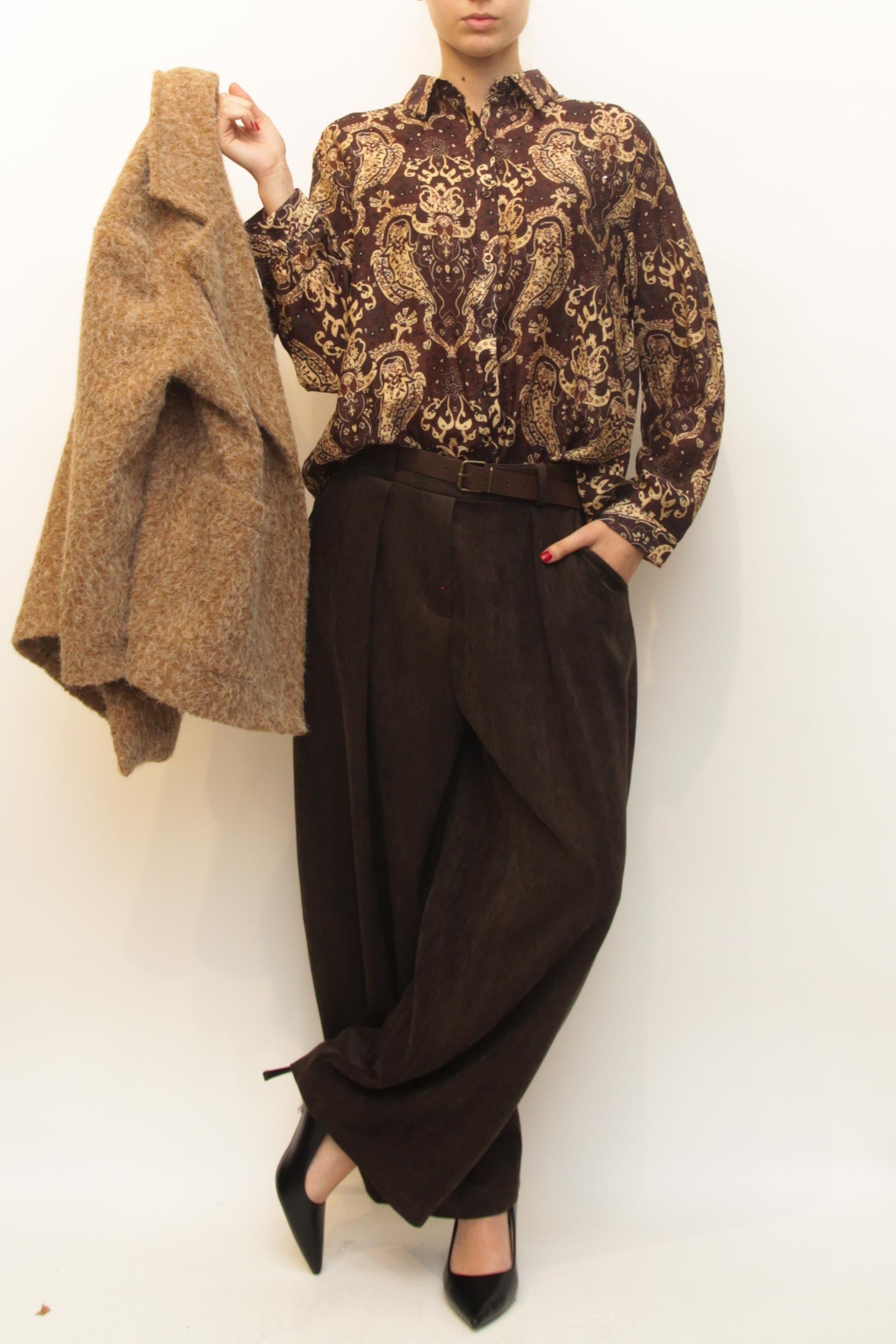 LEVH - Camicia Kendall - Etnica oro/marrone