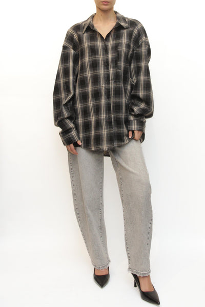 LEVH - Camicia Camelia - QUADRO BI/NE/GR
