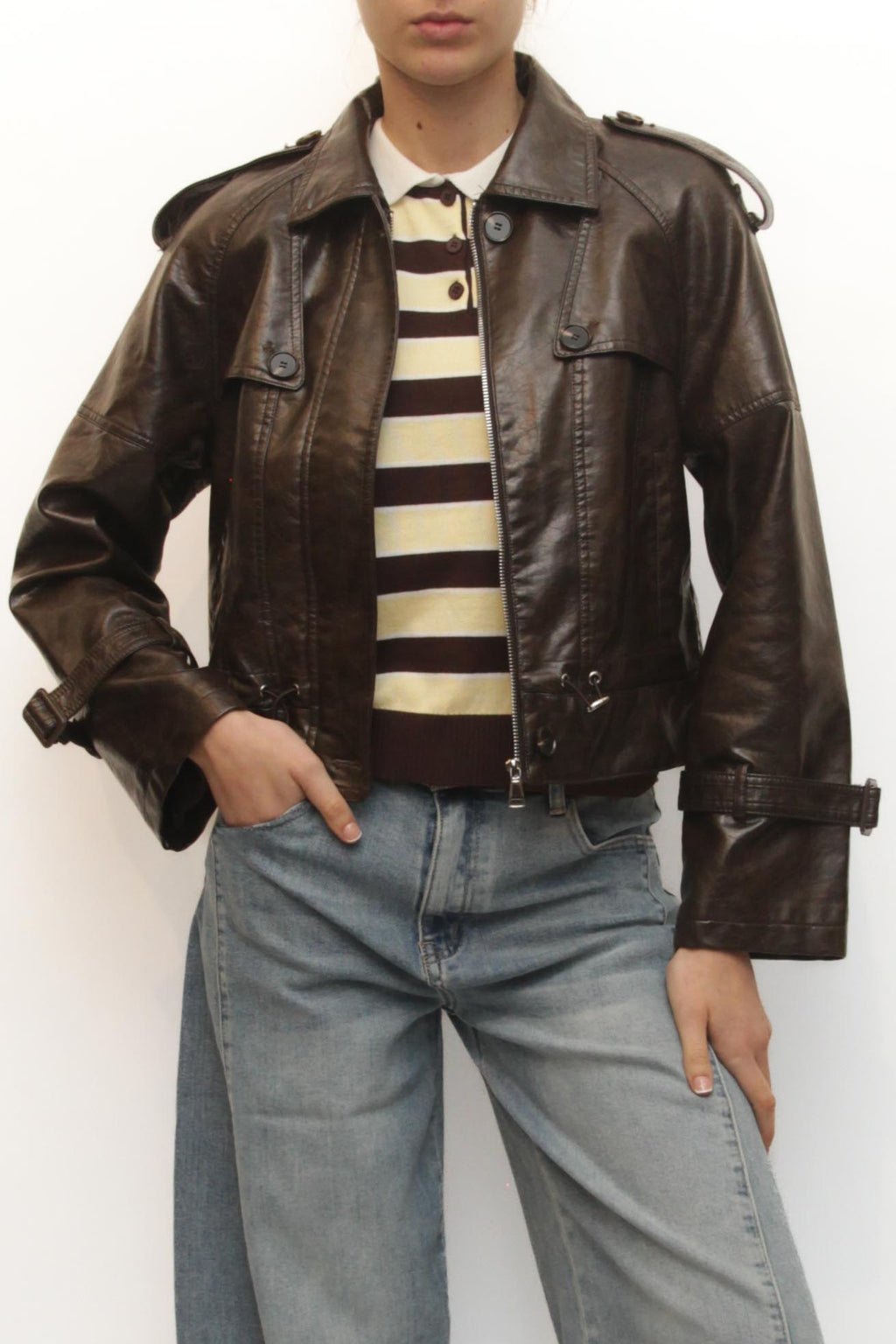 levh - Giubbino Galatea - marrone