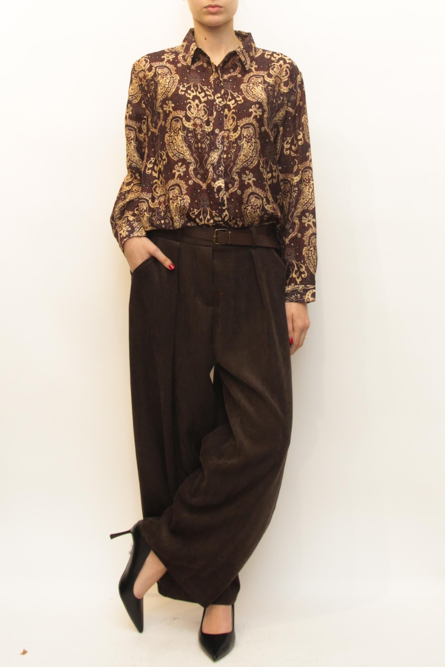 LEVH - Camicia Kendall - Etnica oro/marrone