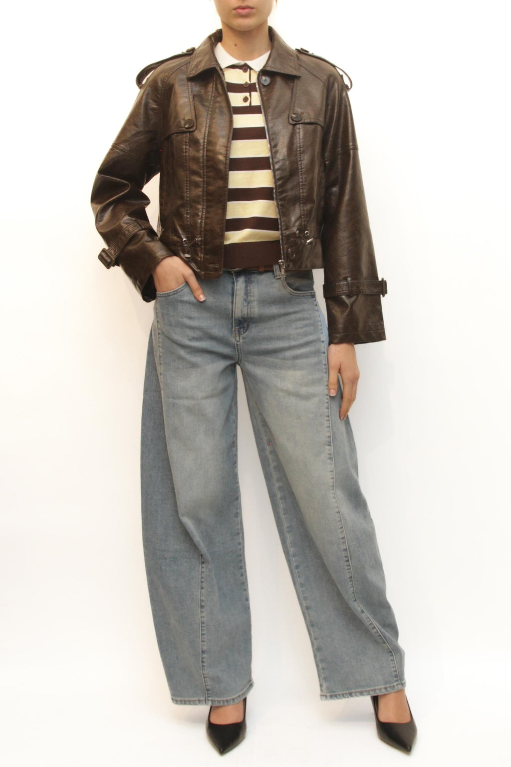 levh - Giubbino Galatea - marrone