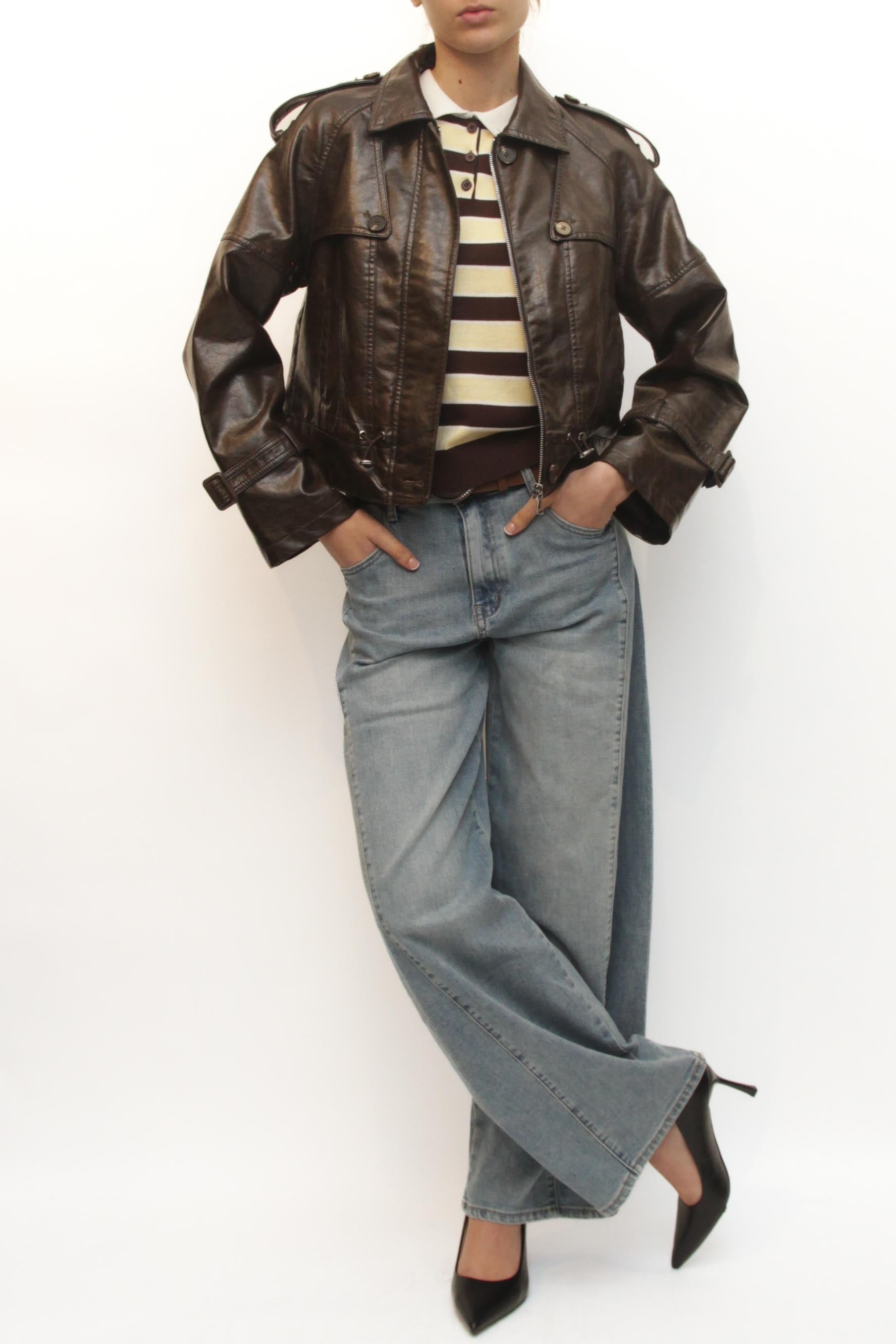 levh - Giubbino Galatea - marrone