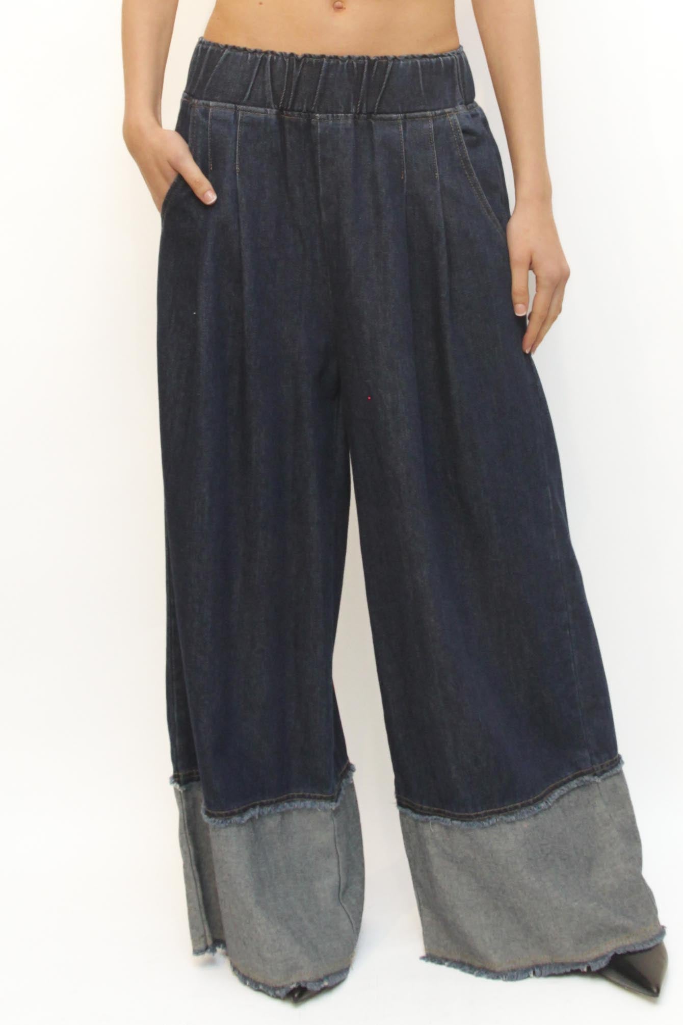 LEVH - Pantalone Peg - DENIM SCURO