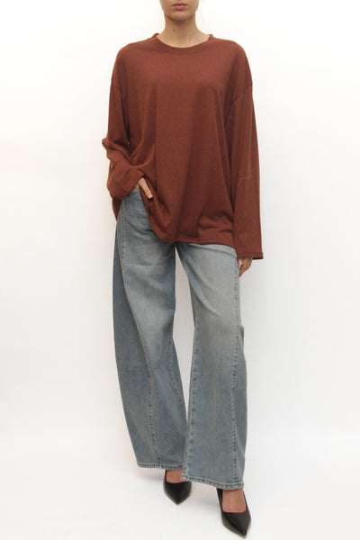 LEVH - Maglia Manon - MARRONE