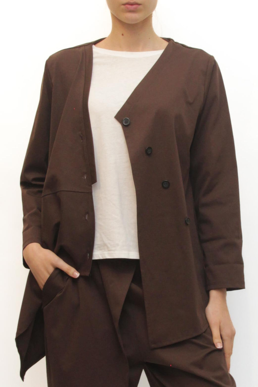 levh - blusa barbara - marrone