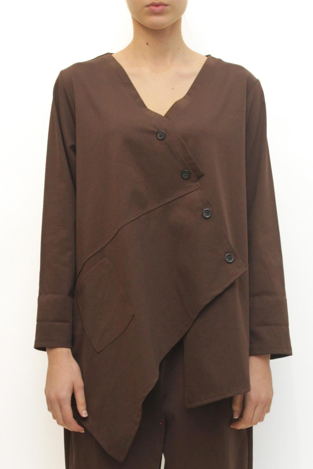 levh - blusa barbara - marrone