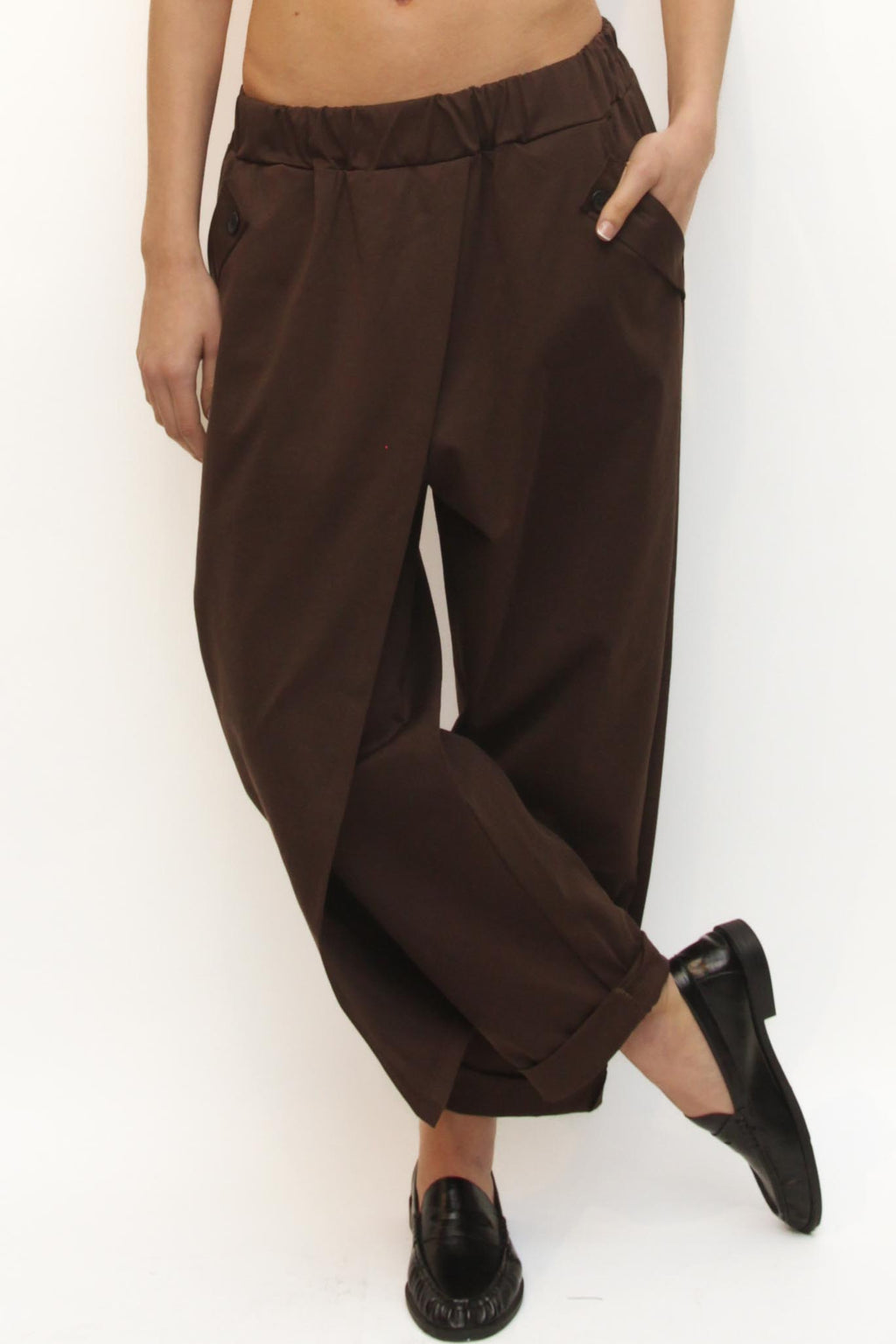 LEVH - Pantalone Pamela - MARRONE