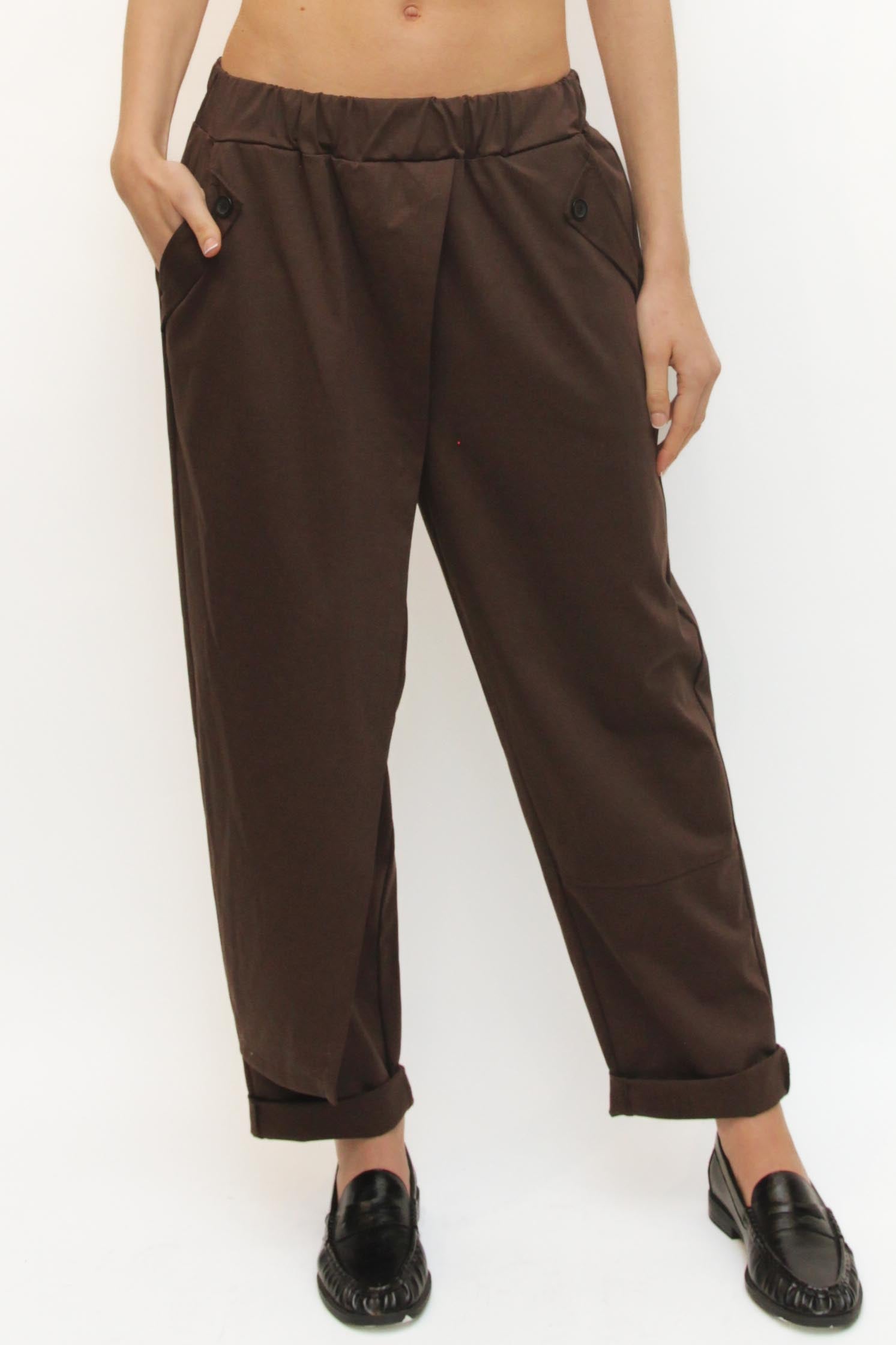 LEVH - Pantalone Pamela - MARRONE