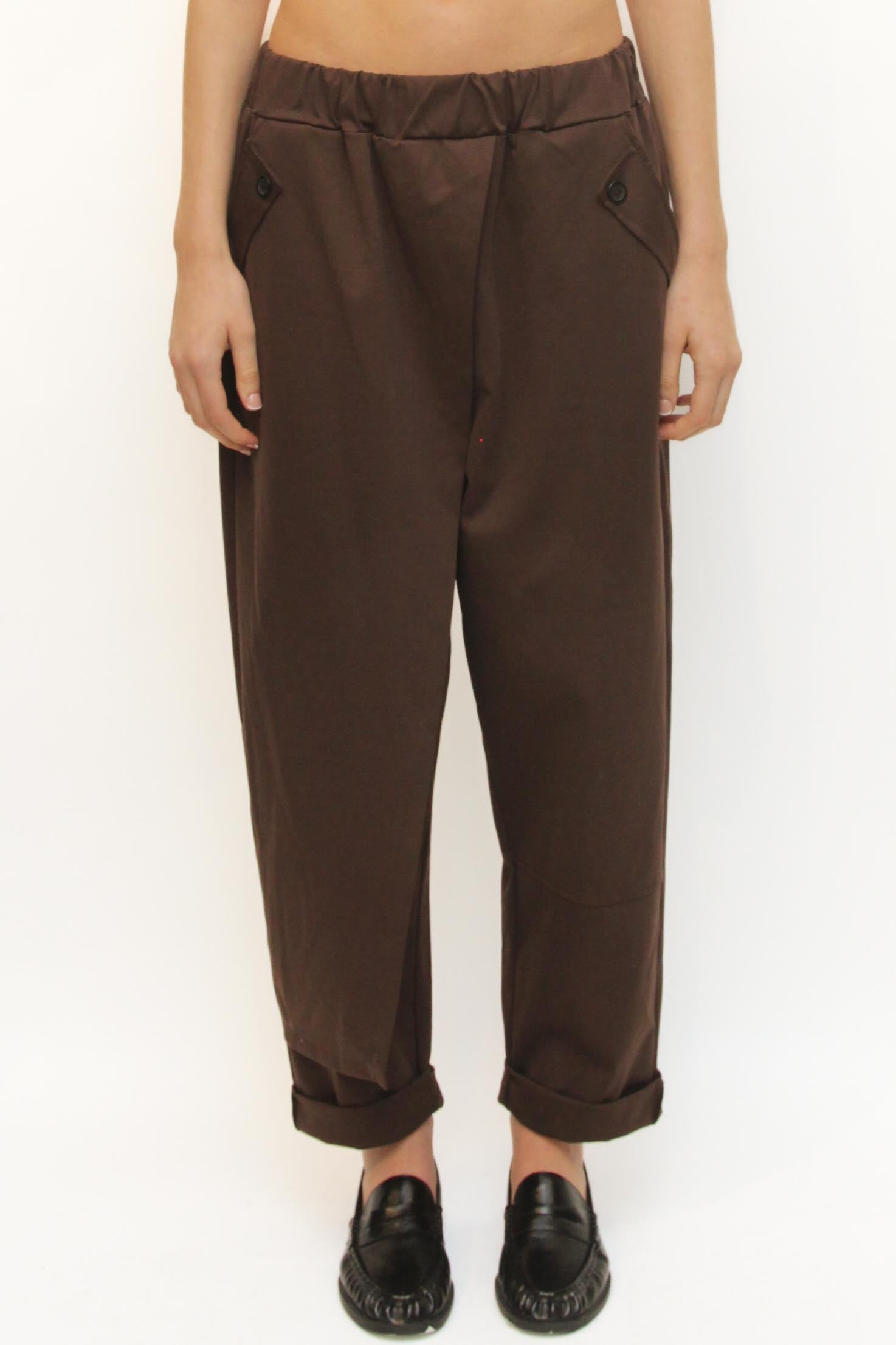 LEVH - Pantalone Pamela - MARRONE