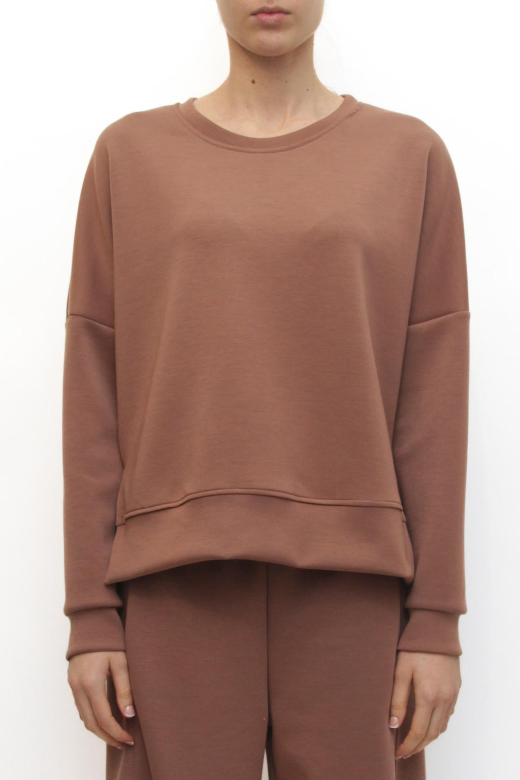 LEVH - Felpa Fabienne - MARRONE