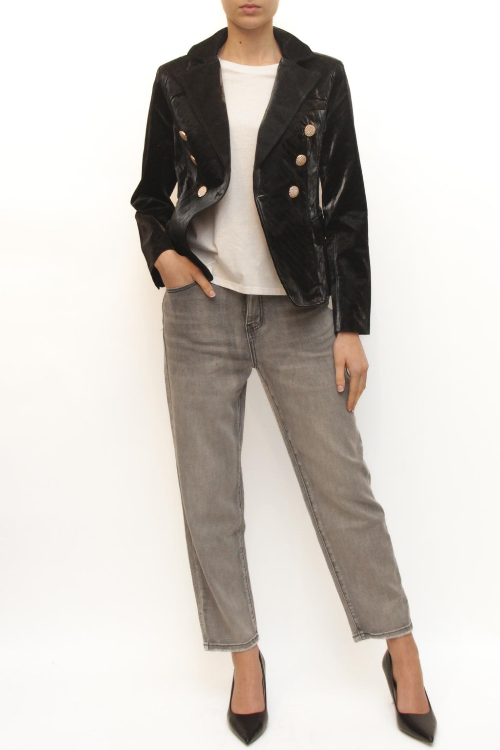 LEVH - Giacca Goj - NERO