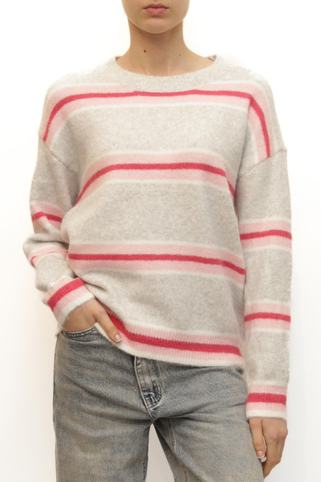 LEVH - Maglione Margot - RIGA GRI CHI/RO/FU