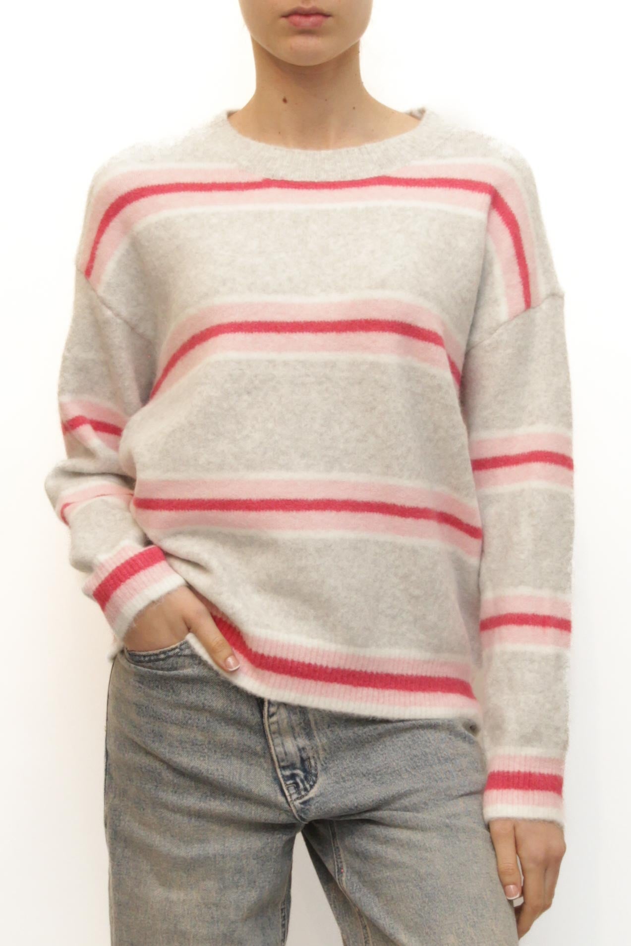 LEVH - Maglione Margot - RIGA GRI CHI/RO/FU