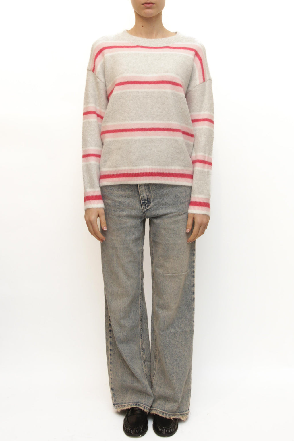 LEVH - Maglione Margot - RIGA GRI CHI/RO/FU