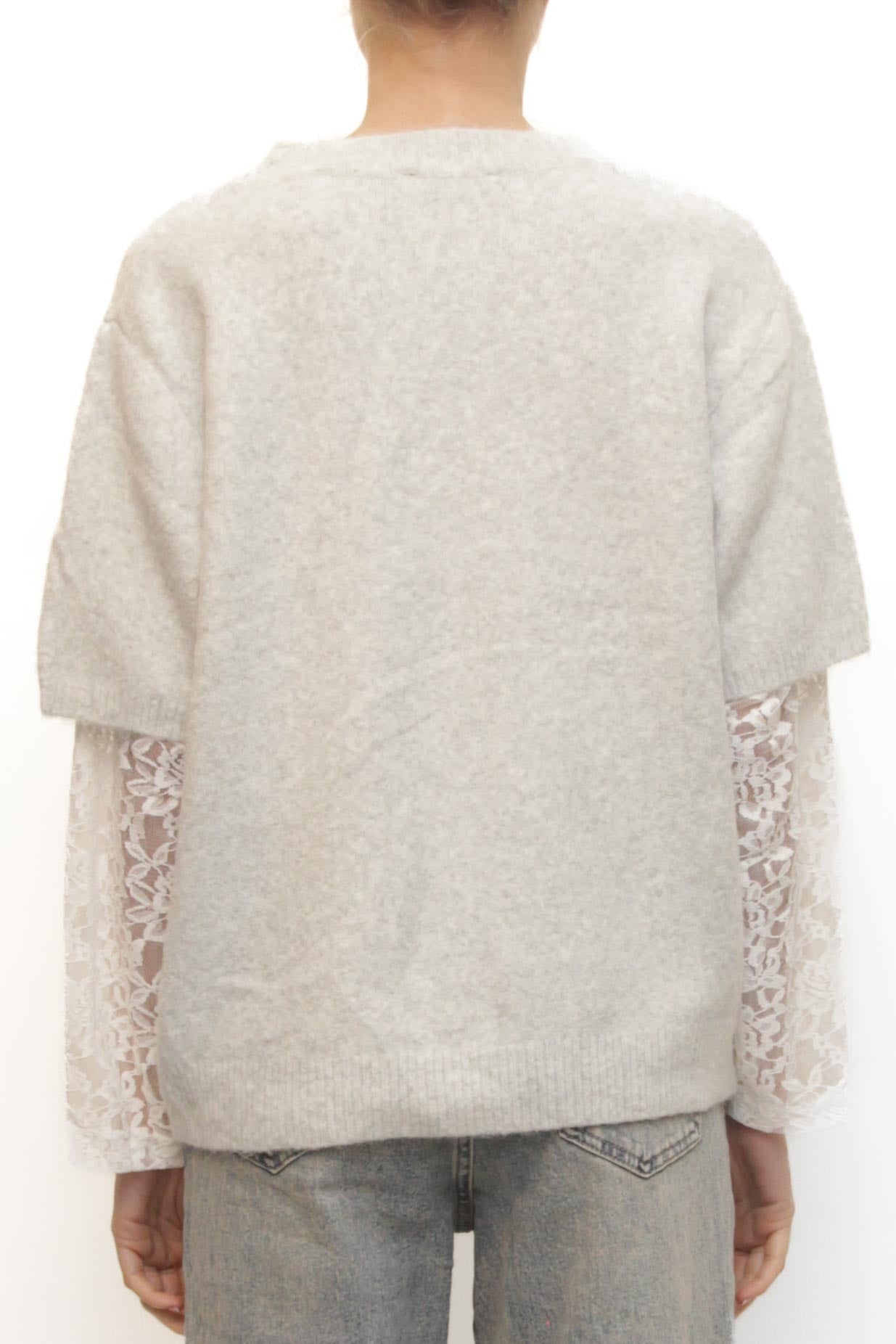 LEVH - Maglione Meaux - GRIGIO CHIARO